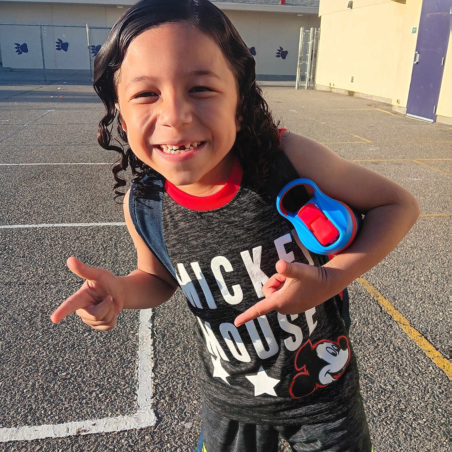 Paul joined the competition — help win amazing prizes! bodypart, child, city, clothing, face, female, finger, footwear, girl, hand, head, person, photography, portrait, road, shorts, street, t_shirt, tarmac, urban