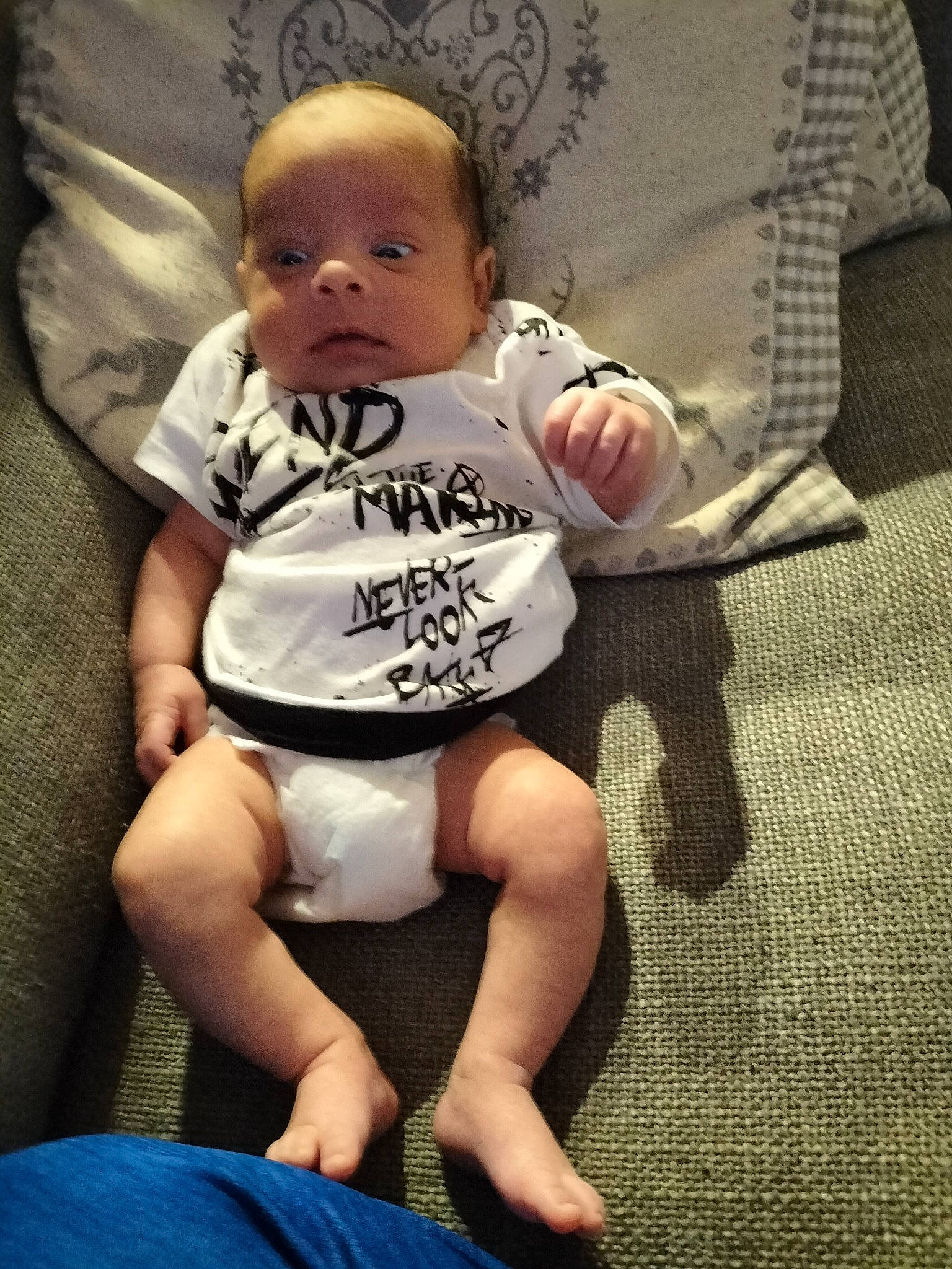 Ayyan Bahawal joined the competition — help win amazing prizes! baby, baby_products, baby_toddler_clothing, cheek, child, comfort, face, finger, flash_photography, foot, happy, head, human_leg, knee, person, sitting, skin, sleeve, t_shirt, thigh