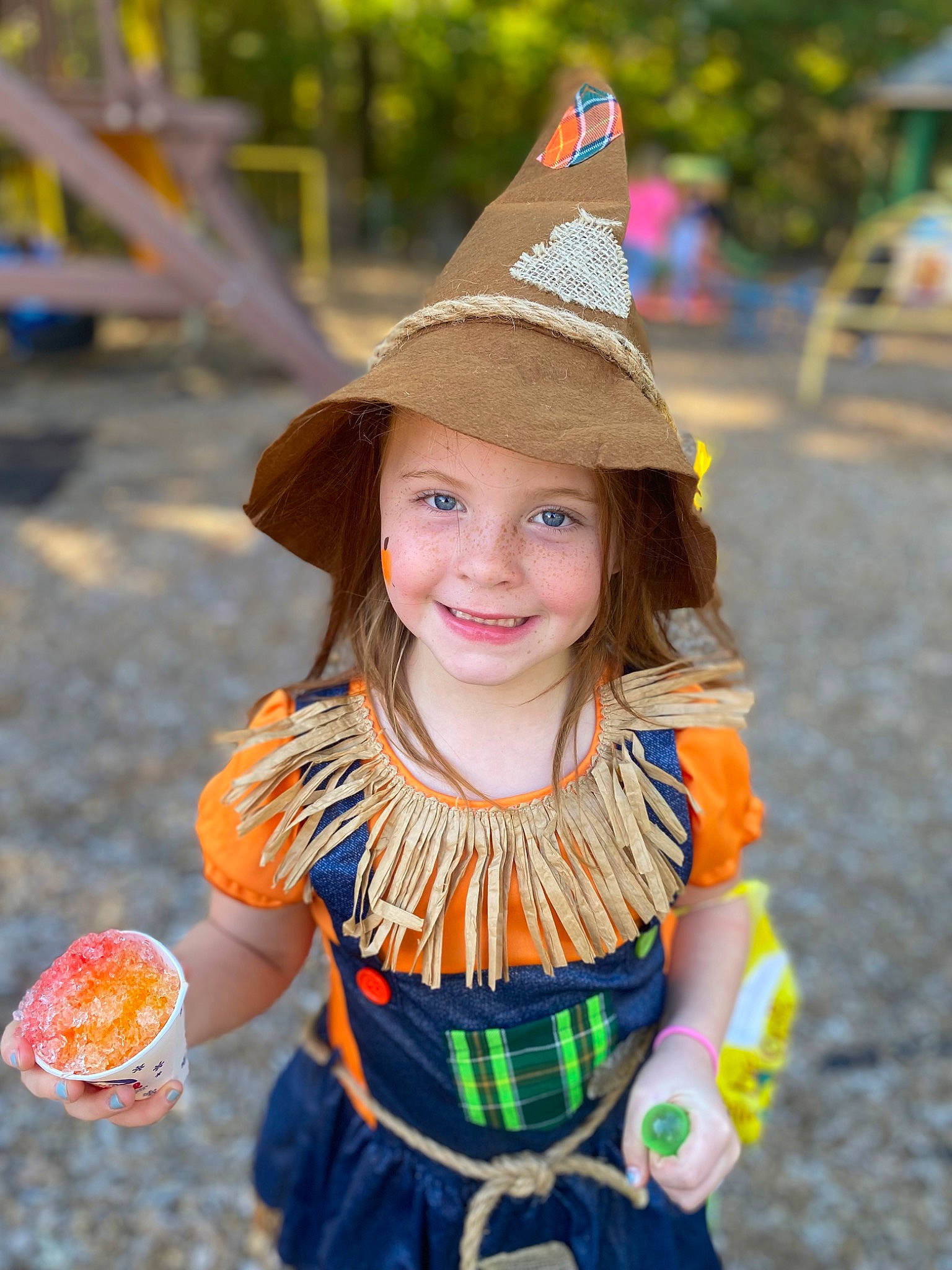 Maddison is registered to the contest to win money with this photo: child, costume, costume_hat, event, fashion_accessory, fun, happy, hat, headwear, jewellery, joy, leisure, party_supply, people, people_in_nature, person, portrait_photography, recreation, smile, summer