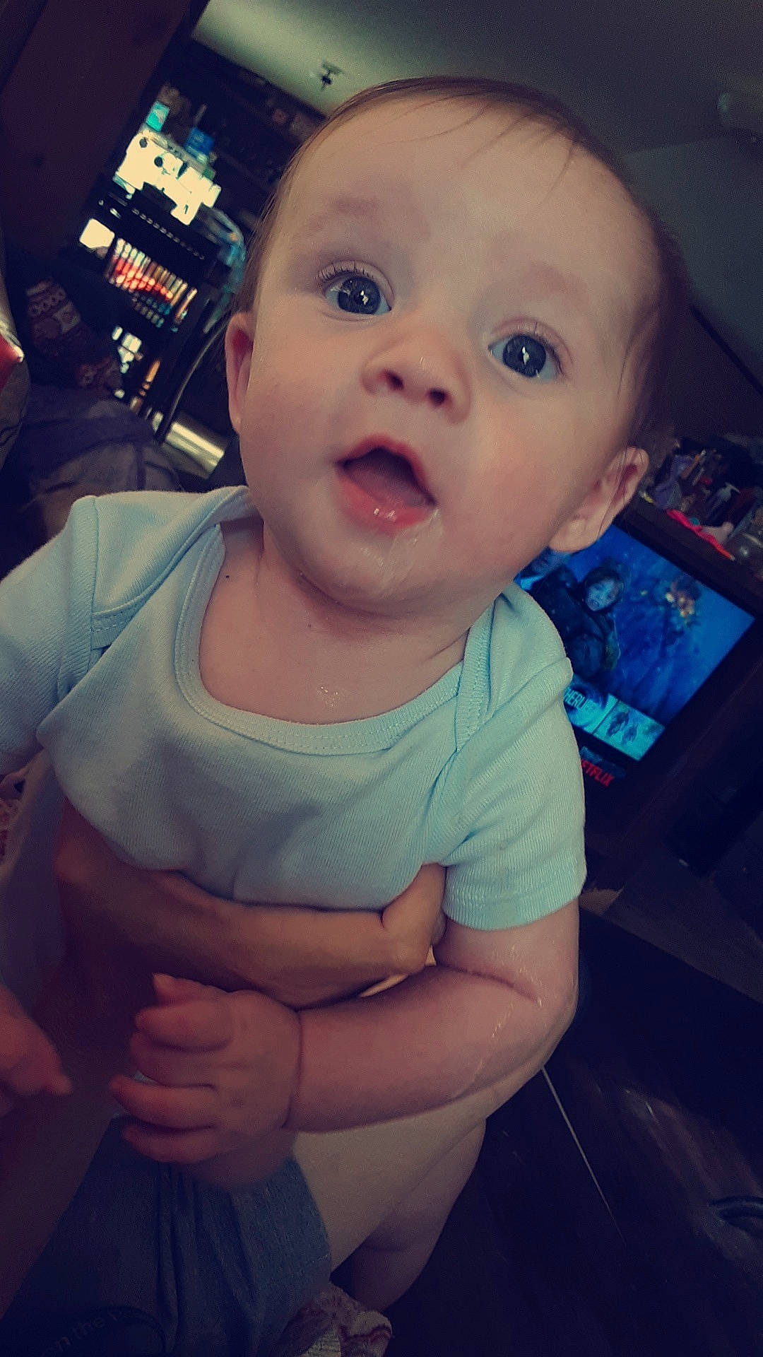 Bentlee is registered to the contest to win money with this photo: baby, cheek, child, chin, cool, eye, eyebrow, face, facial_expression, forehead, fun, head, iris, lip, mouth, nose, person, skin, sky, smile