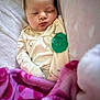 baby, newborn, sleeping, blanket, pacifier, soft, cute, infant, cozy, bed, pink, white, clothing, peaceful, resting, child, portrait, indoors, warm, comfort