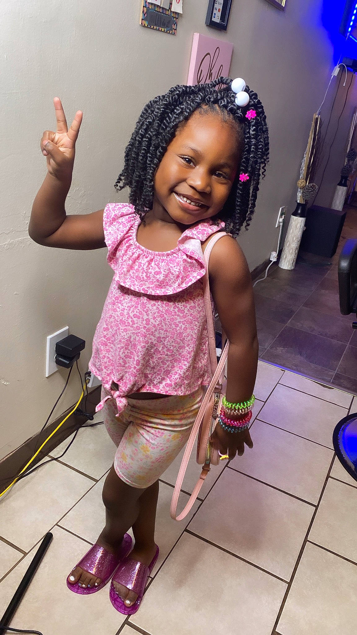 Roquavia is registered to the contest to win money with this photo: arm, baby_toddler_clothing, beauty, fashion, fun, gesture, happy, human_body, joint, joy, leg, magenta, person, pink, purple, shoulder, skin, sleeve, smile, thigh