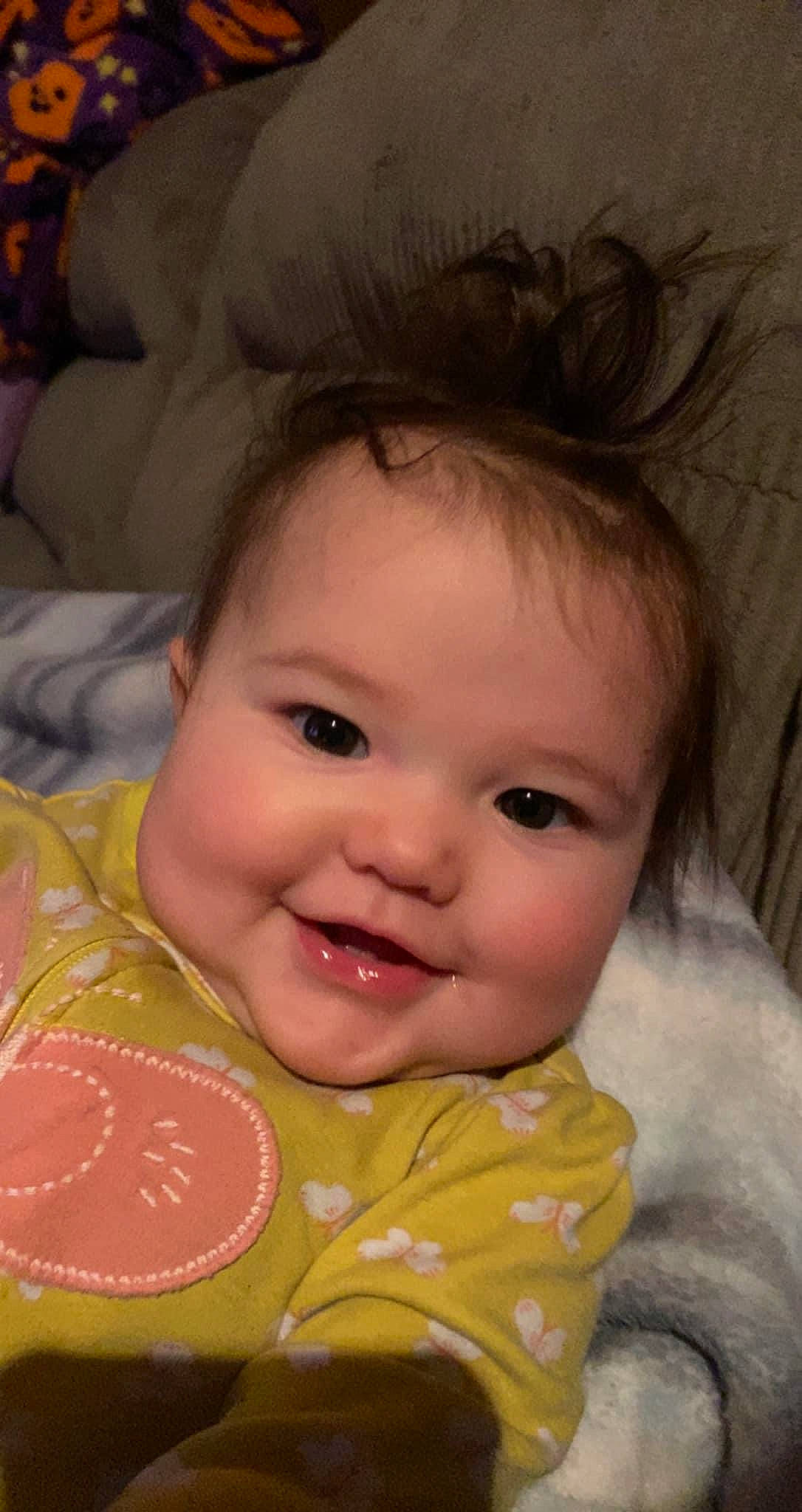 Mira joined the competition — help win amazing prizes! baby_toddler_clothing, cheek, chin, eye, eyebrow, eyelash, face, facial_expression, forehead, hairstyle, happy, head, iris, joy, lip, mouth, nose, person, pink, skin