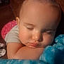 Willow is registered to the contest to win money with this photo: baby, sleeping, blanket, face, infant, child, cozy, rest, peaceful, soft, closeup, cute, indoors, comfort, pink_clothing, skin, head, eyelashes, nap, toddler