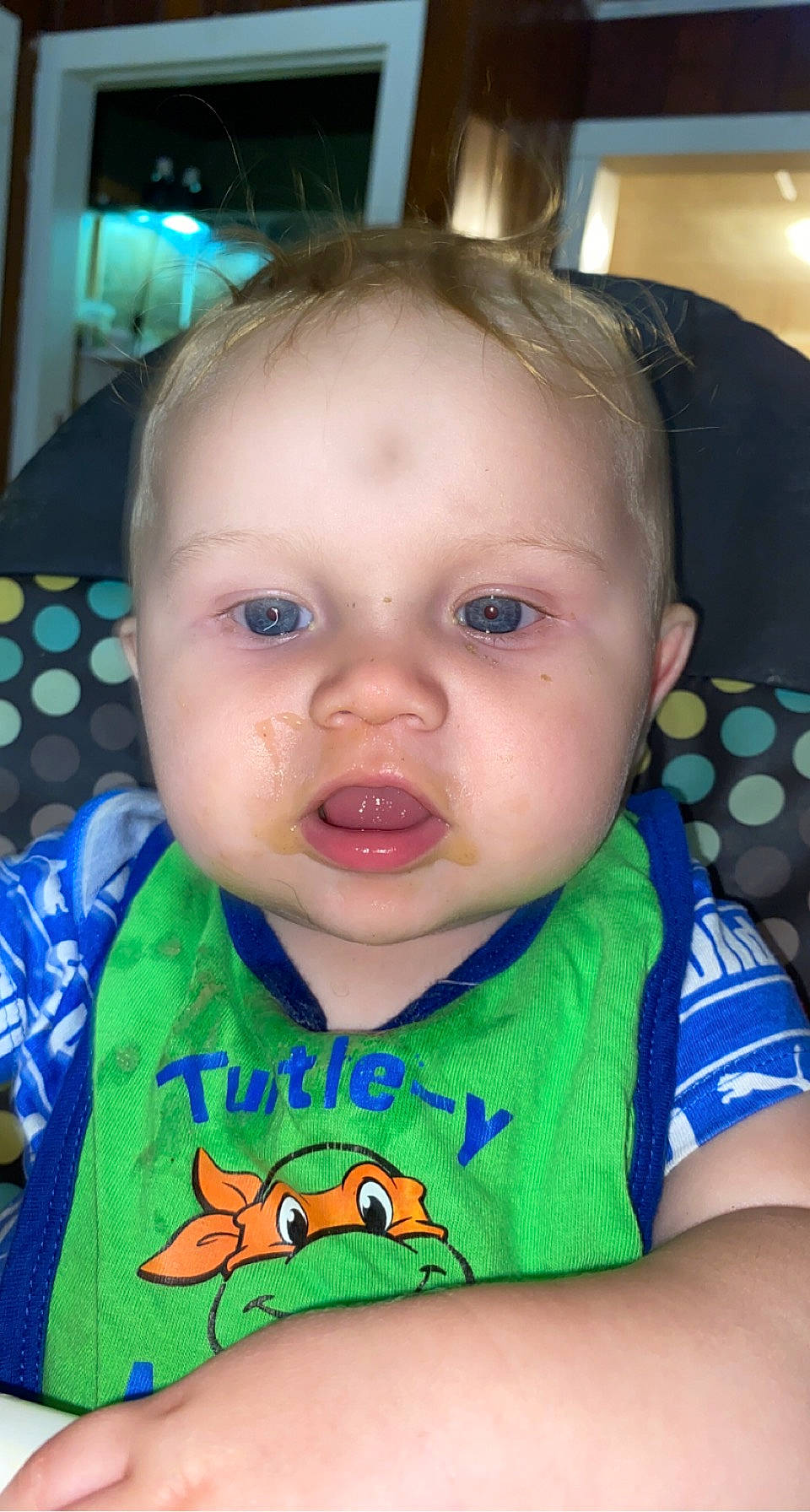Henry joined the competition — help win amazing prizes! baby, baby_toddler_clothing, blue, cheek, chin, ear, eye, eyebrow, eyelash, facial_expression, forehead, hairstyle, head, iris, lip, mouth, neck, nose, person, skin