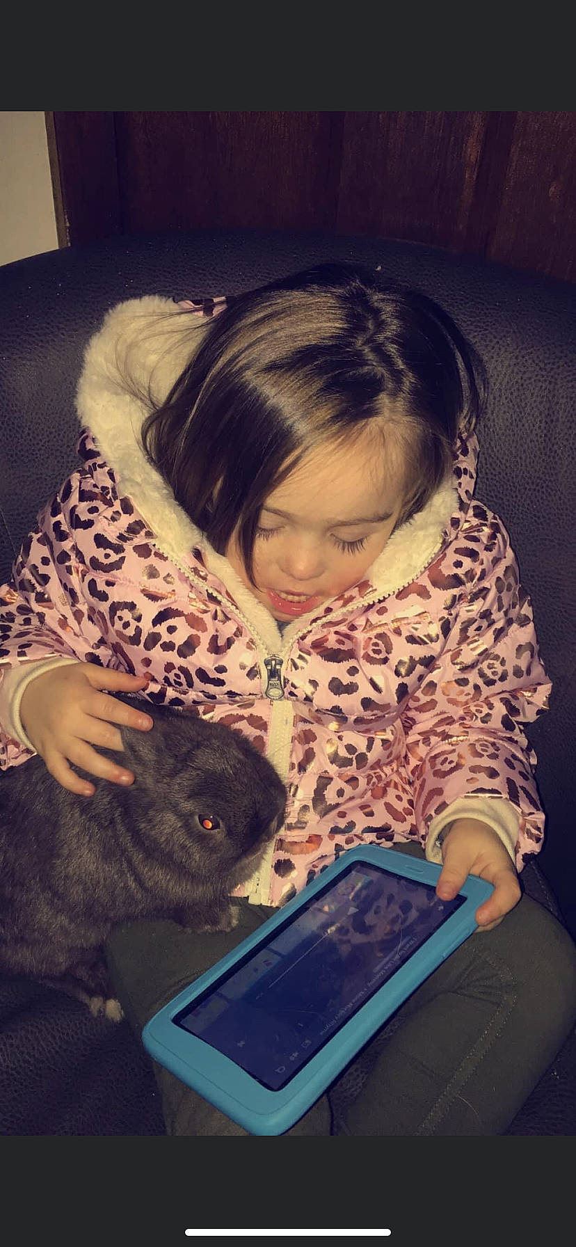 Rosabella joined the competition — help win amazing prizes! black, black_hair, child, comfort, communication_device, companion_dog, eyewear, finger, fun, gadget, hair, happy, long_hair, mammal, mobile_device, mobile_phone, organ, person, portable_communications_device, tablet_computer