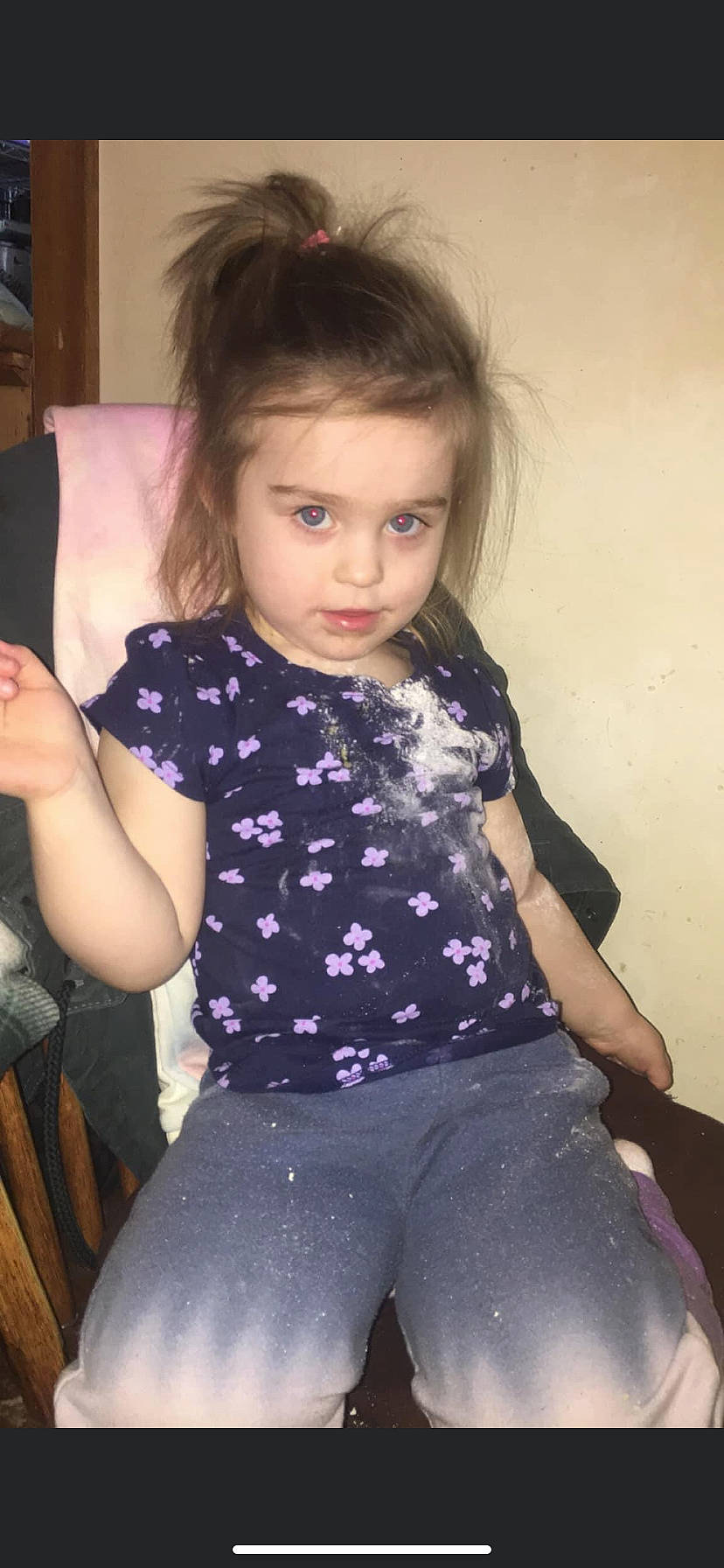 Rosabella joined the competition — help win amazing prizes! arm, cheek, chin, eye, eyelash, face, facial_expression, hair, hairstyle, hand, head, human, human_body, joint, leg, lip, neck, person, purple, shoulder