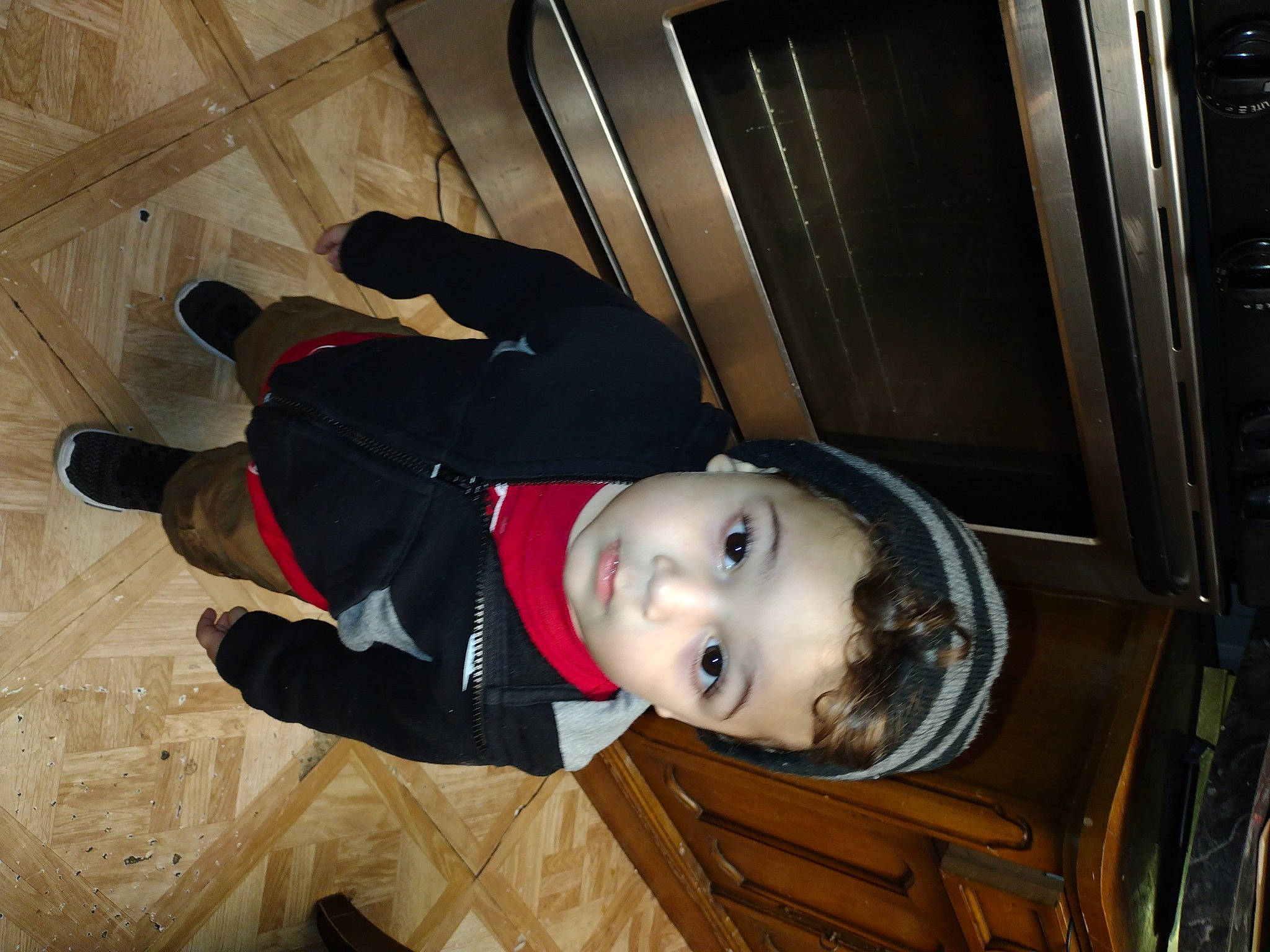 Lancer joined the competition — help win amazing prizes! auto_part, carmine, flooring, fun, person, smile, toddler, wood