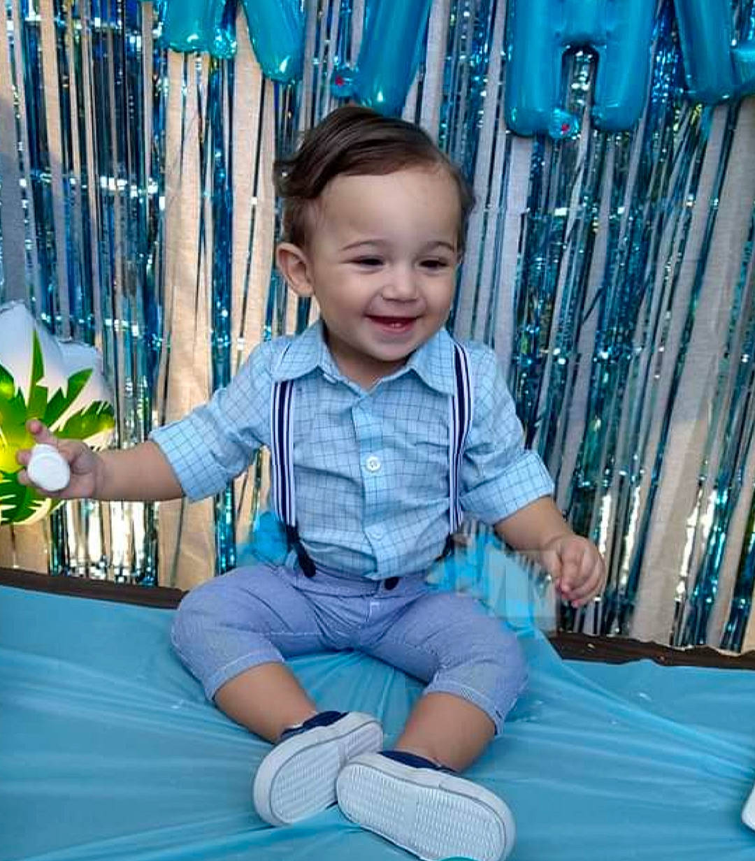 Lancer joined the competition — help win amazing prizes! baby, baby_toddler_clothing, blue, child, clothing, electric_blue, eye, facial_expression, fun, green, happy, joy, leg, leisure, person, plant, shorts, sleeve, smile, standing