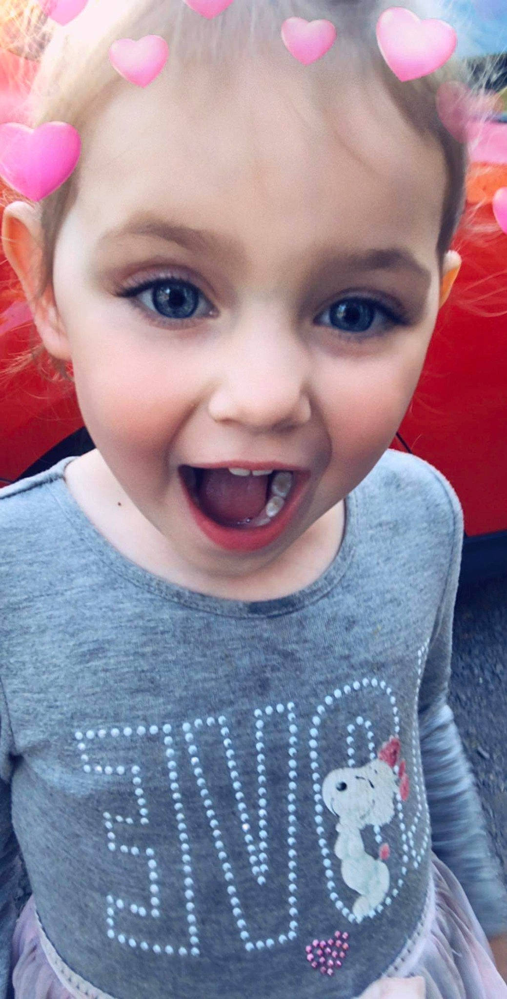 Alicen joined the competition — help win amazing prizes! baby, cheek, child, chin, cool, eyebrow, face, facial_expression, forehead, fun, head, joy, lip, mouth, nose, organ, person, skin, smile, toddler