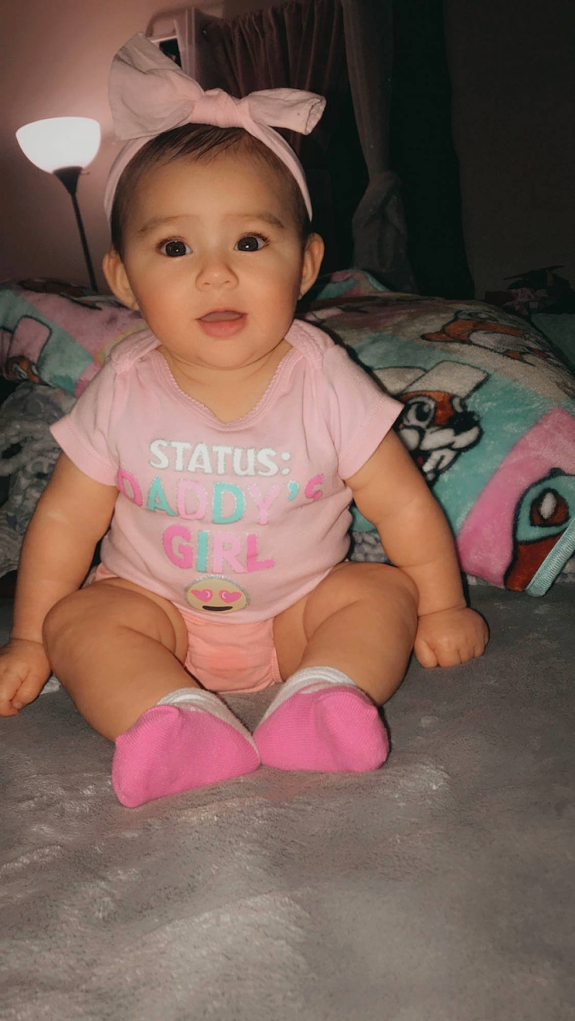 Marissa joined the competition — help win amazing prizes! baby, baby_toddler_clothing, beauty, cheek, comfort, facial_expression, fun, happy, human_body, iris, knee, leg, mouth, person, pink, skin, sleeve, smile, thigh, toddler