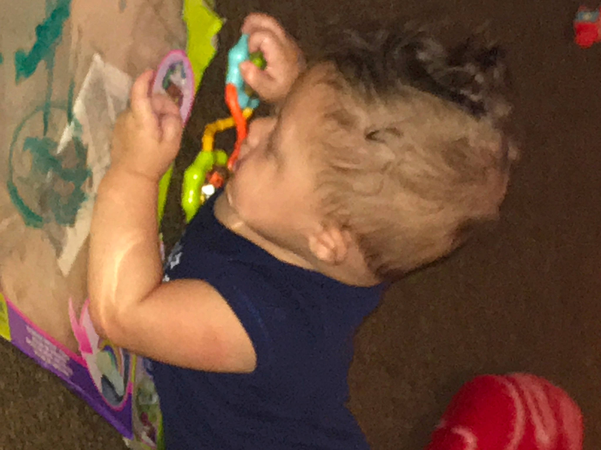 Ellis joined the competition — help win amazing prizes! arm, back, chest, child, ear, finger, fun, hairstyle, head, human_body, mouth, neck, organ, person, play, toddler