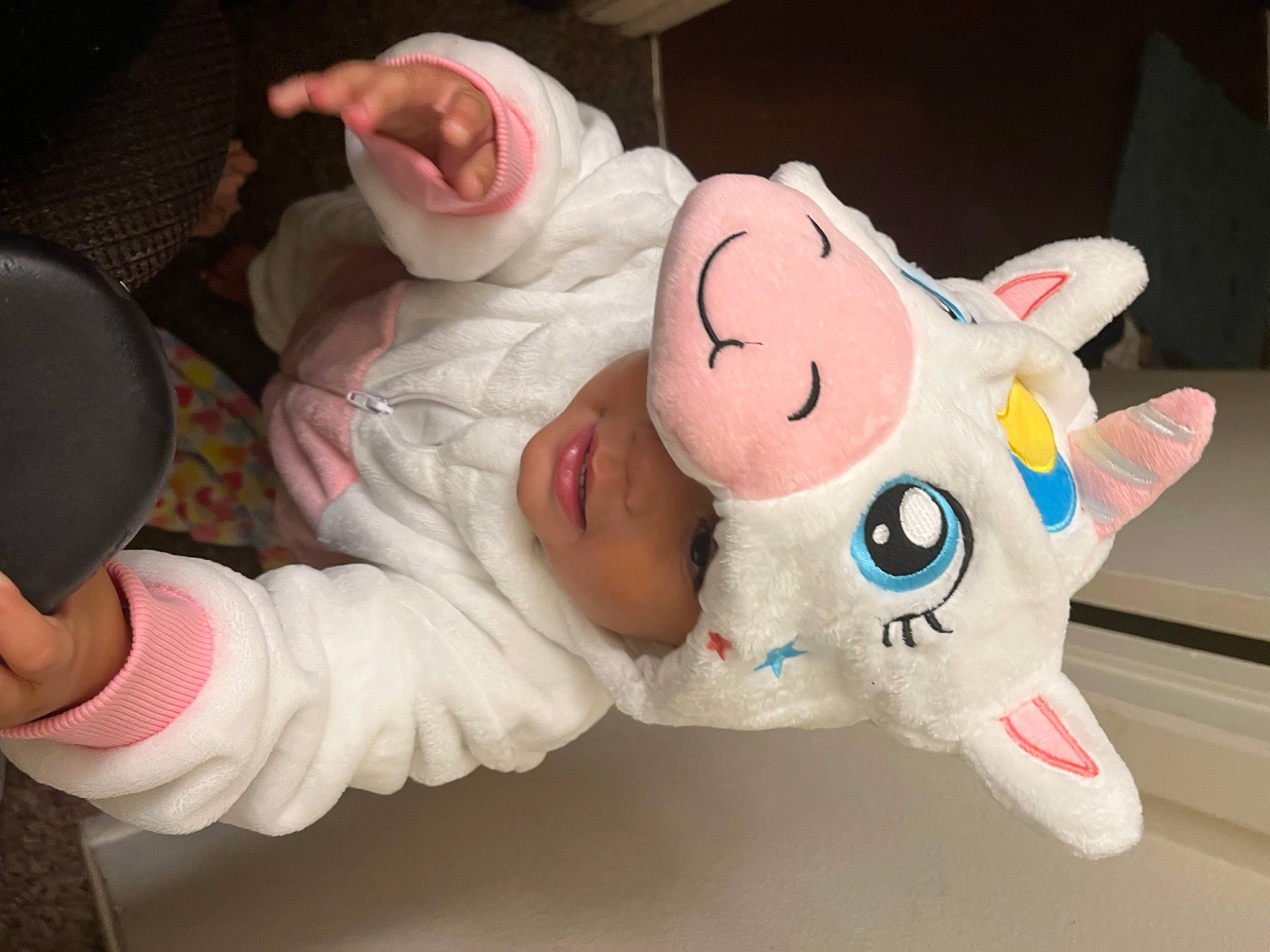 Arianna is registered to the contest to win money with this photo: baby, baby_products, baby_toddler_clothing, baby_toys, child, comfort, ear, fun, fur, head, person, plush, sleeve, stuffed_toy, thumb, toddler, toy