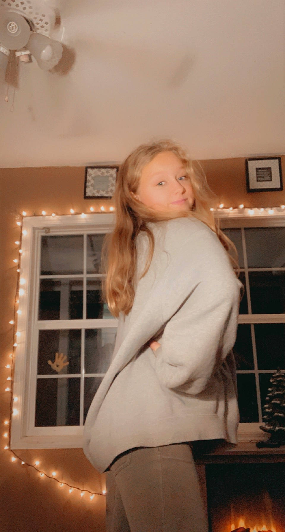 Kendra joined the competition — help win amazing prizes! abdomen, belt, blond, brown_hair, ceiling, event, fur, human_leg, knee, lighting, person, picture_frame, room, sleeve, thigh, trunk, uniform, waist, white, window