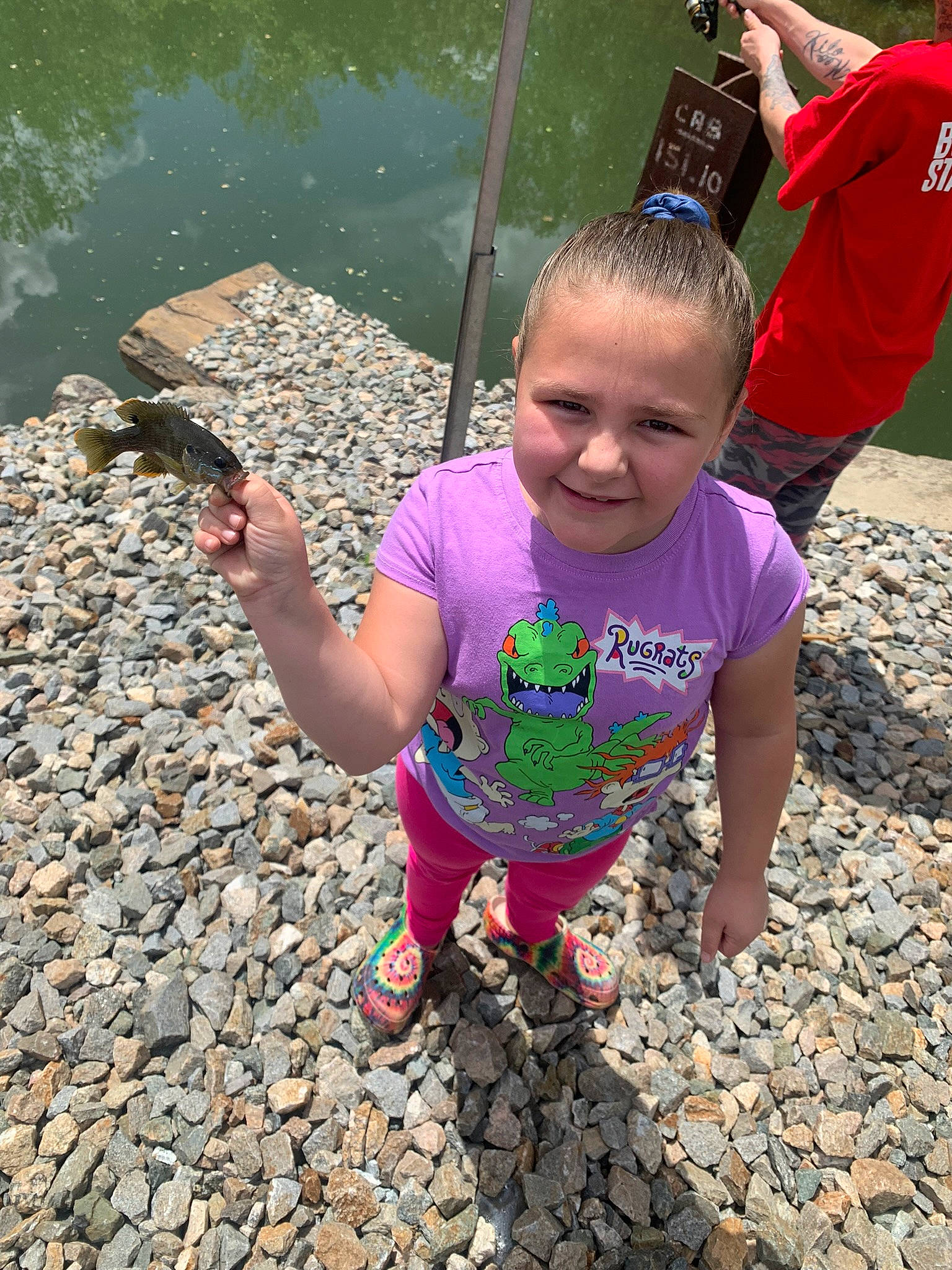 Ciara joined the competition — help win amazing prizes! adaptation, child, fun, grass, hand, happy, joy, lake, leaf, leg, leisure, people_in_nature, person, pink, product, public_space, recreation, t_shirt, toddler, tree