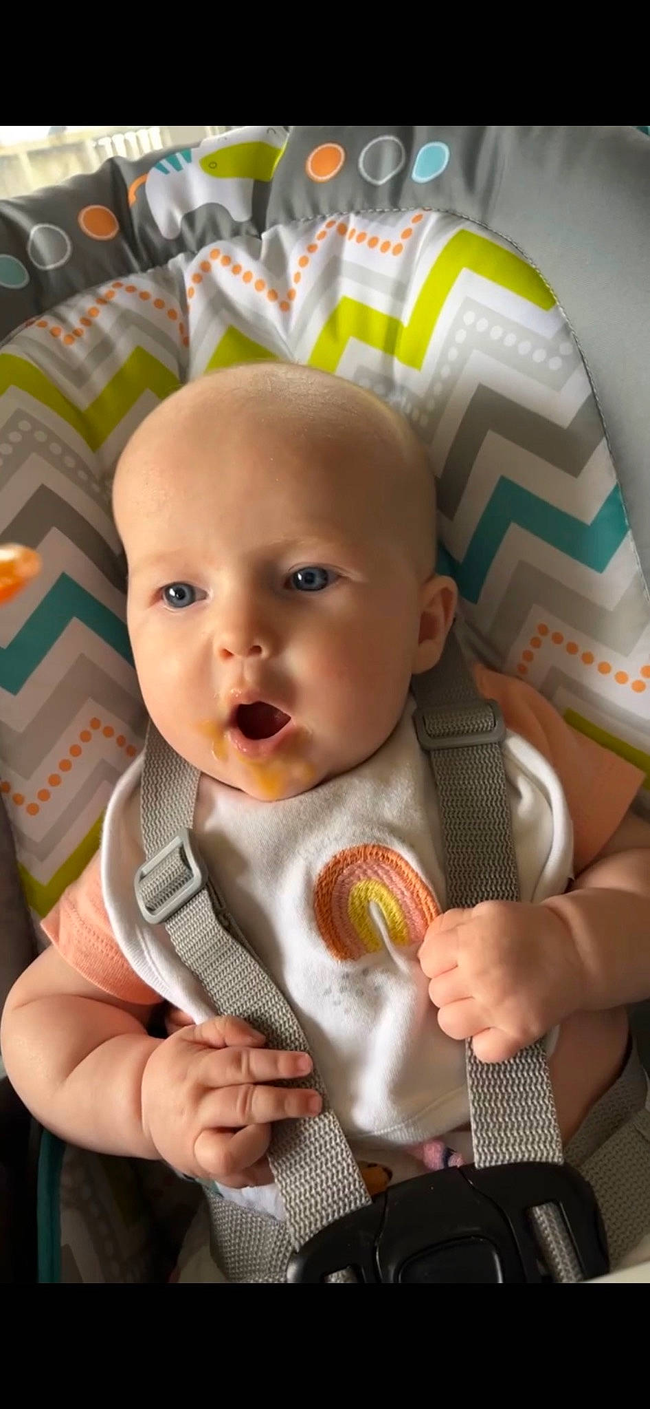 Ariya joined the competition — help win amazing prizes! baby, baby_carriage, baby_products, baby_toddler_clothing, cheek, child, drinkware, eye, face, finger, gesture, hand, iris, lip, mouth, nose, person, skin, textile, toddler