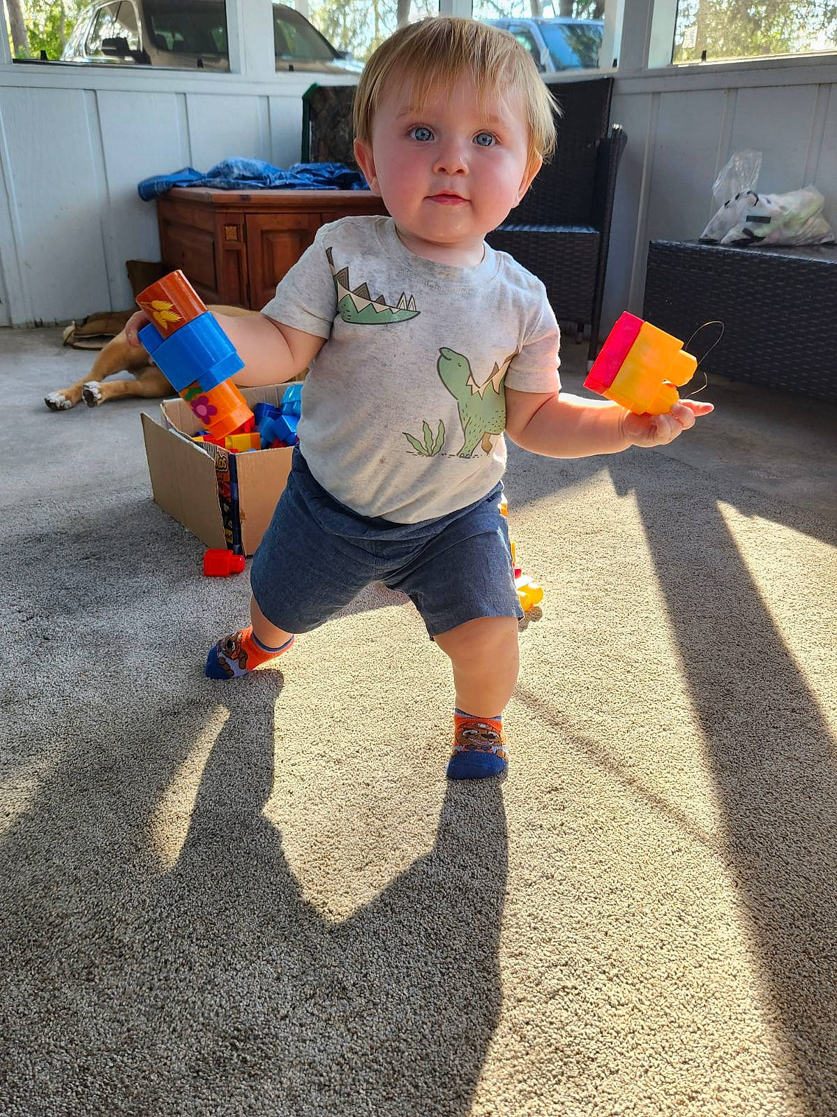 Gauge joined the competition — help win amazing prizes! asphalt, baby, baby_toddler_clothing, child, floor, flooring, fun, human_leg, joint, knee, leg, leisure, person, play, road_surface, shorts, sidewalk, sitting, t_shirt, thigh