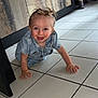 Lïyah participe au concours pour gagner de l'argent avec cette photo : baby, cabinet, cat_tree, child, crawling, cute, denim_outfit, eyes, face, hair, hands, happiness, home_interior, indoor, portrait, red_eye, smile, tile_floor, tiles, toddler