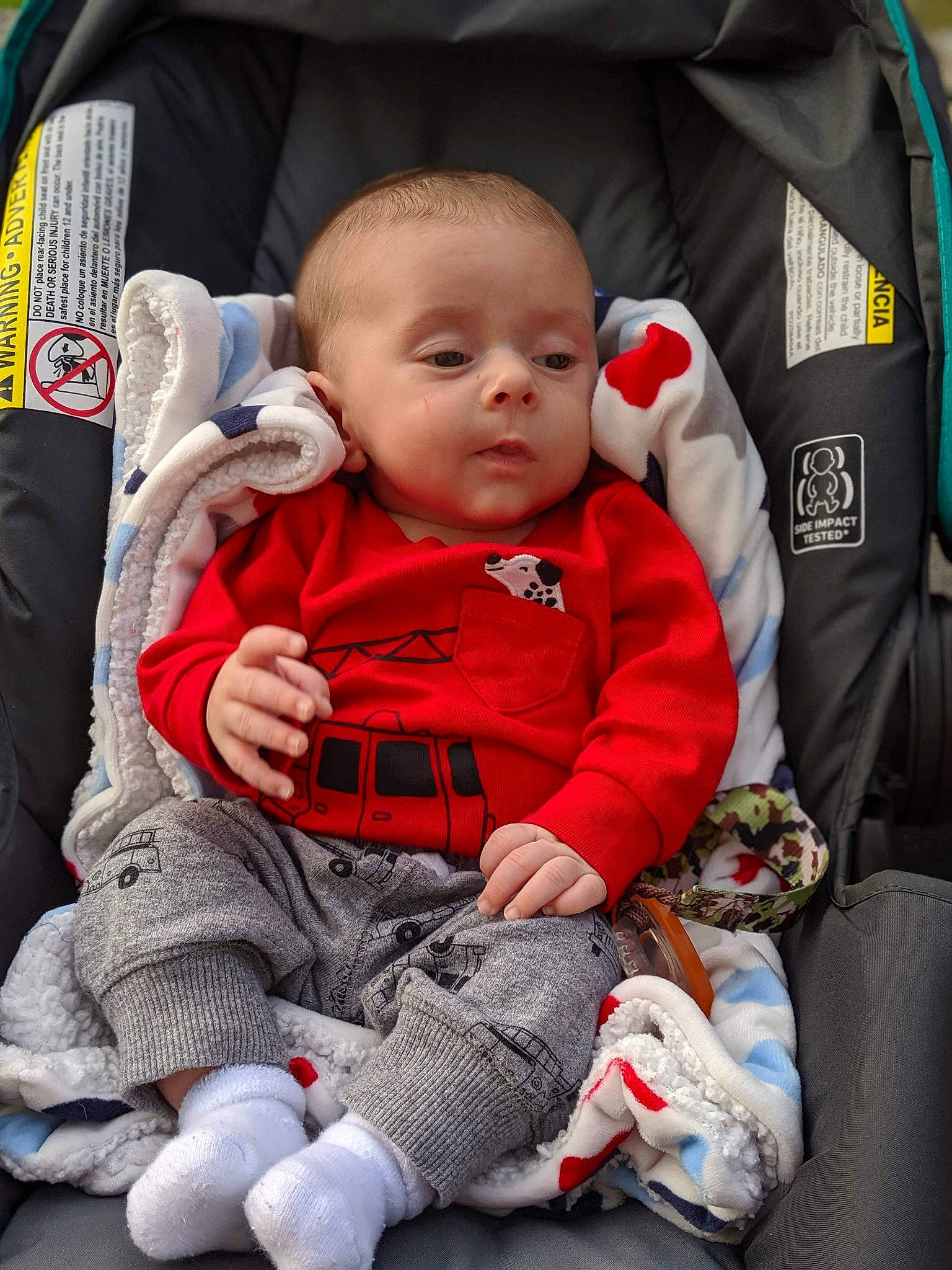 Jaxsen joined the competition — help win amazing prizes! baby, baby_carriage, baby_in_car_seat, baby_products, car_seat, child, person, product, toddler
