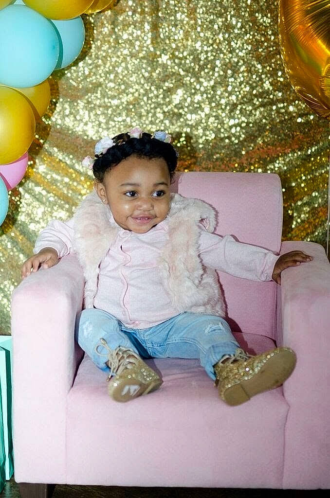 Taylor joined the competition — help win amazing prizes! child, day, facial_expression, fun, girl, happiness, head, infant, iris, person, pink, product, sitting, skin, smile, toddler