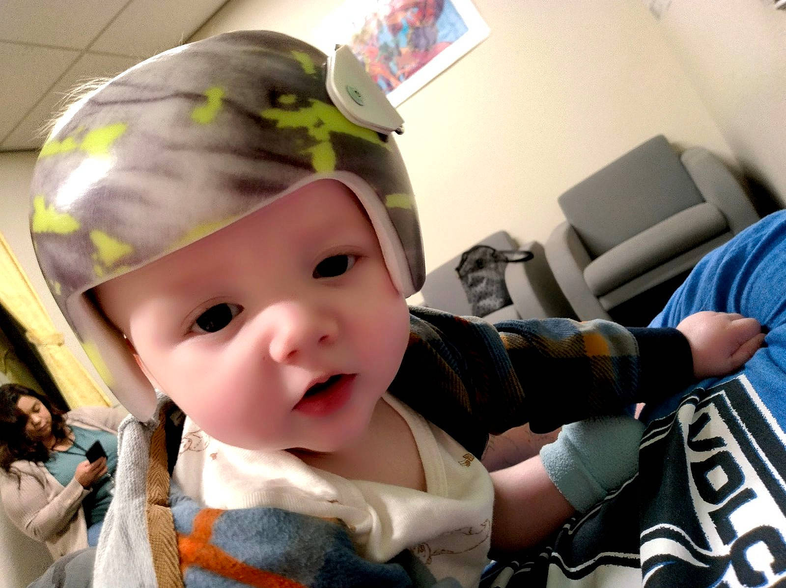 Jaylen joined the competition — help win amazing prizes! baby, baby_products, baby_safety, baby_toddler_clothing, cap, car_seat, cheek, child, comfort, costume, costume_hat, fashion_accessory, fictional_character, fun, happy, headgear, headwear, person, personal_protective_equipment, service