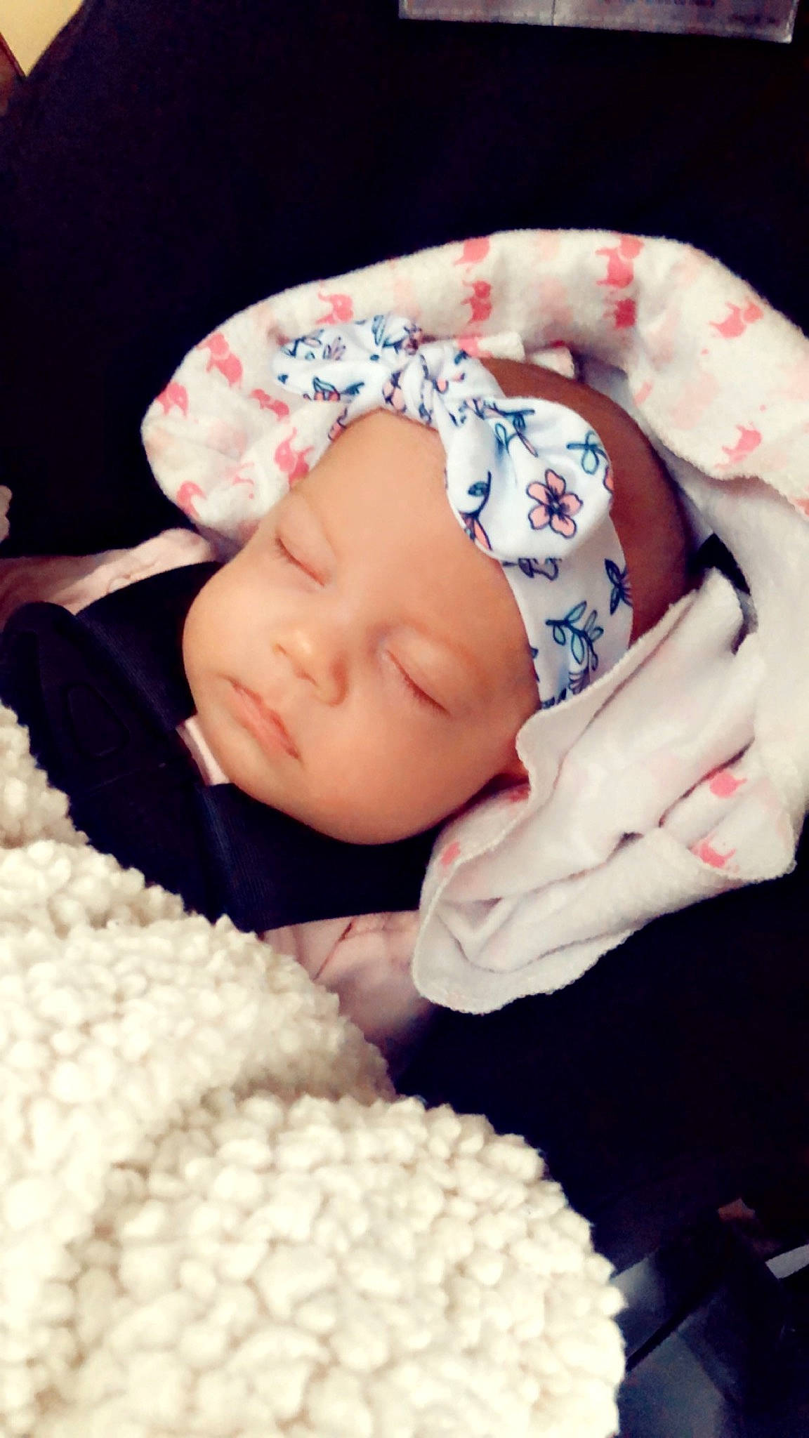 Ainsley is registered to the contest to win money with this photo: baby, baby_sleeping, beanie, birth, cheek, child, head, headgear, headwear, nap, person, photograph, photography, pink, skin, sleep, toddler