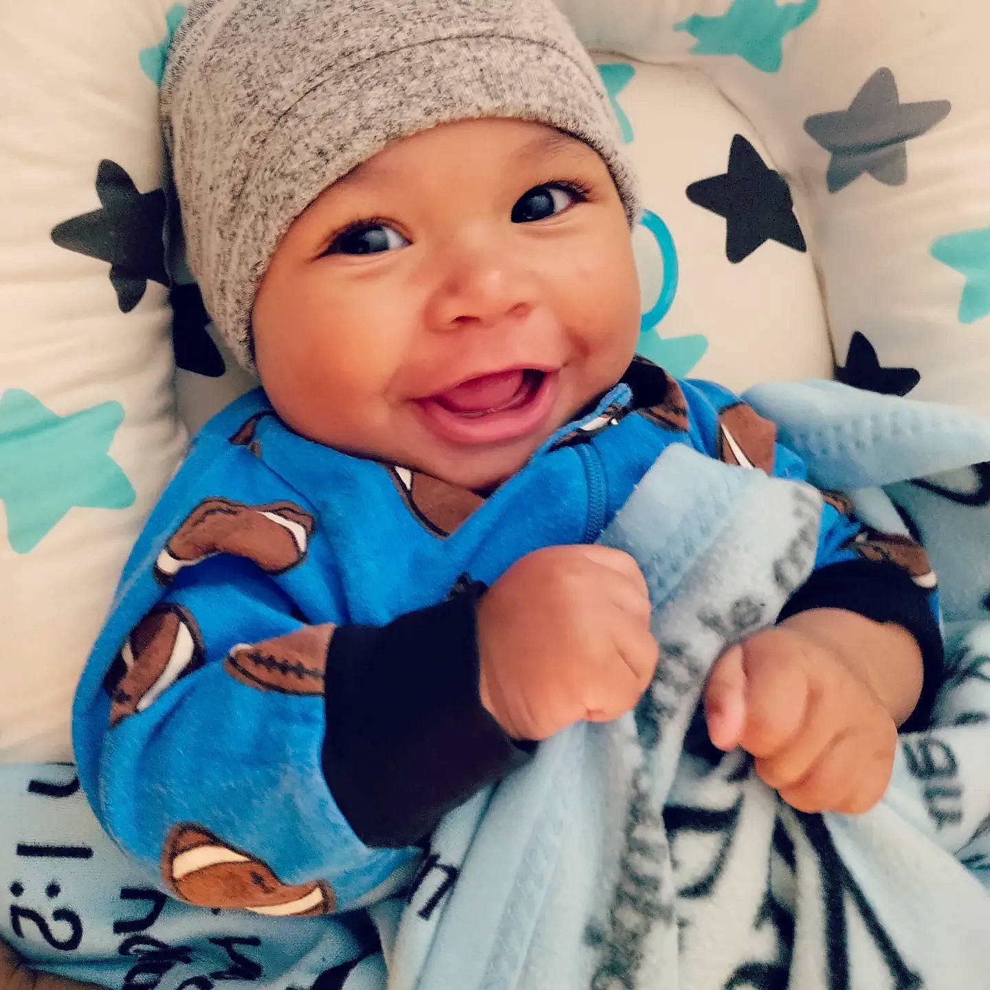 Caleb joined the competition — help win amazing prizes! azure, baby_sleeping, baby_toddler_clothing, cap, cheek, cool, eye, face, finger, gesture, happy, head, headgear, headwear, human_body, person, pink, sleeve, smile, textile
