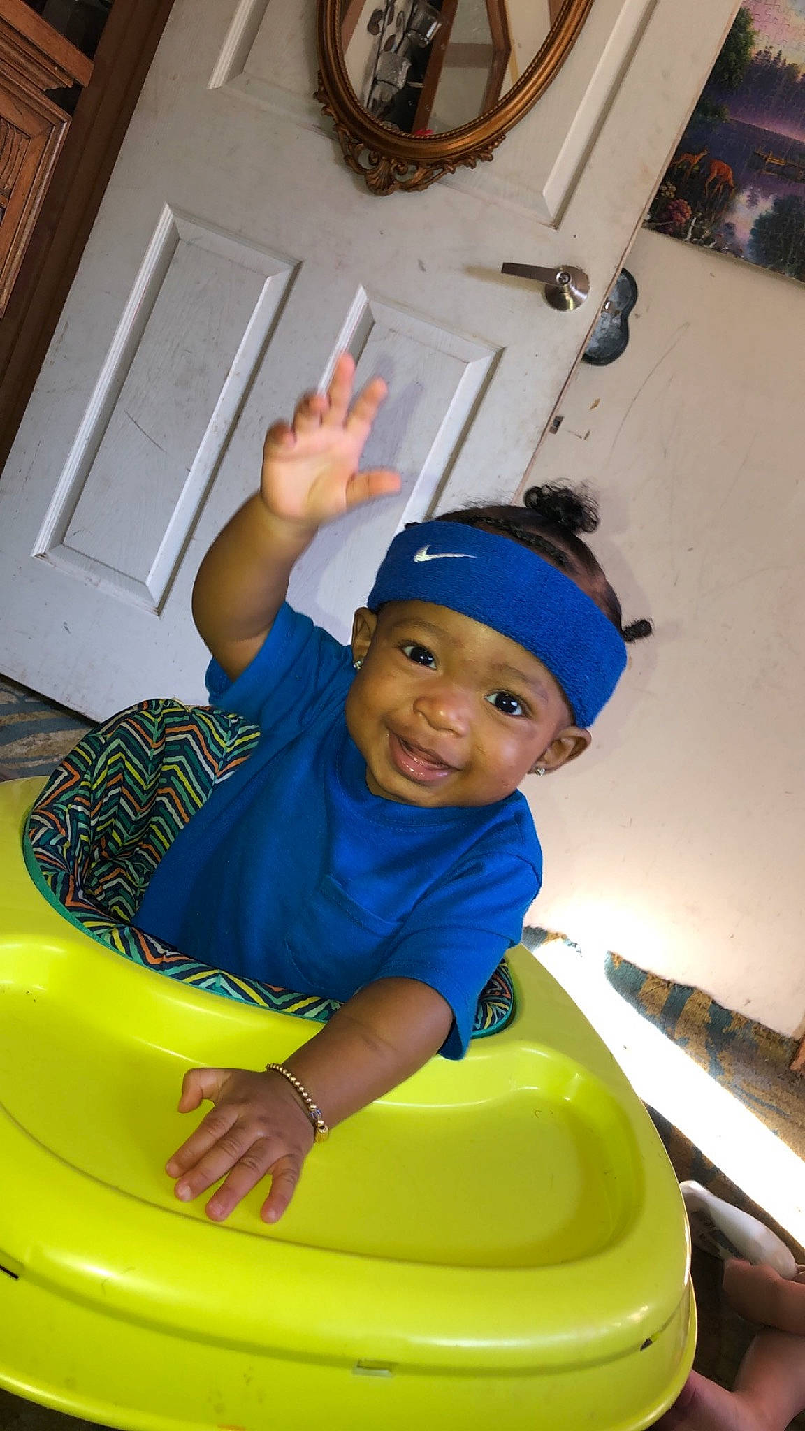 Legacy is registered to the contest to win money with this photo: child, fun, headwear, leisure, person, play, recreation, smile, toddler, vacation