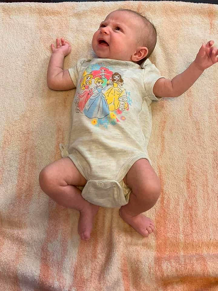 Astrid joined the competition — help win amazing prizes! baby, baby_toddler_clothing, cheek, child, comfort, eye, finger, flooring, happy, leg, person, pink, product, skin, sleeve, standing, stomach, textile, thumb, toddler