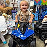 Kash joined the competition — help win amazing prizes! adult, background, balloons, celebration, chair, child, clothing, colorful, floor, gift_bags, happy, indoor, jeans, party, person, shorts, smiling, toddler, toy_quad_bike, toys