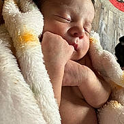 Valerie joined the competition — help win amazing prizes! baby, newborn, sleeping, blanket, cozy, infant, cute, soft, skin, hand, face, peaceful, wrapped, indoors, rest, toddler, portrait, child, comfort, warm
