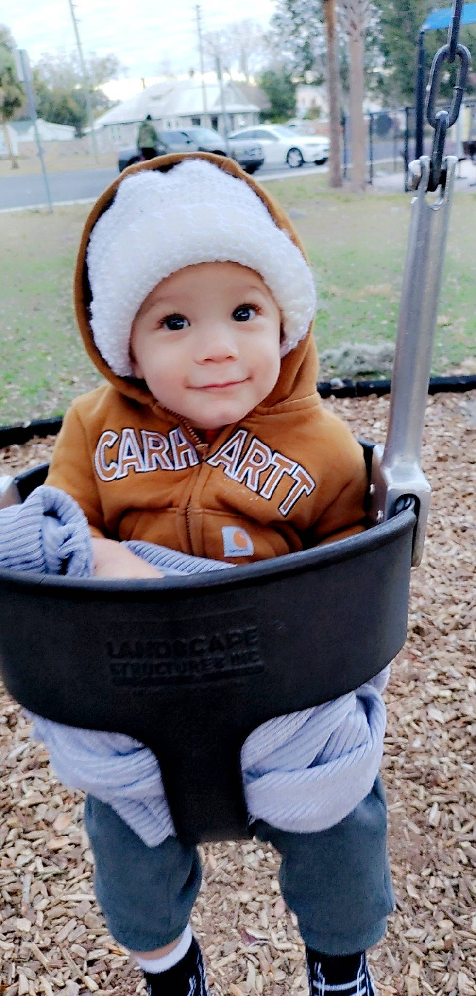 Dreshaun is registered to the contest to win money with this photo: baby, baby_carriage, baby_products, baby_safety, baby_toddler_clothing, cap, cheek, child, eye, fun, grass, happy, headwear, leisure, people_in_nature, person, skin, smile, snapshot, toddler