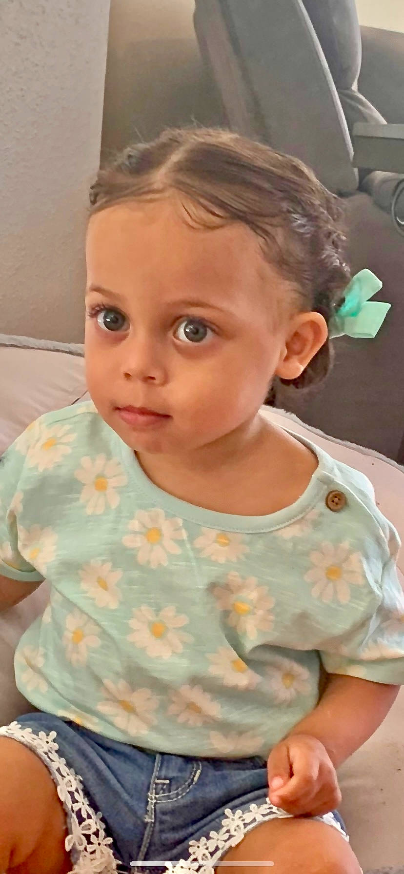 Decklynn joined the competition — help win amazing prizes! baby_toddler_clothing, cheek, chin, eye, eyebrow, eyelash, face, facial_expression, forehead, hair, hairstyle, head, human_body, lip, mouth, neck, nose, organ, person, skin