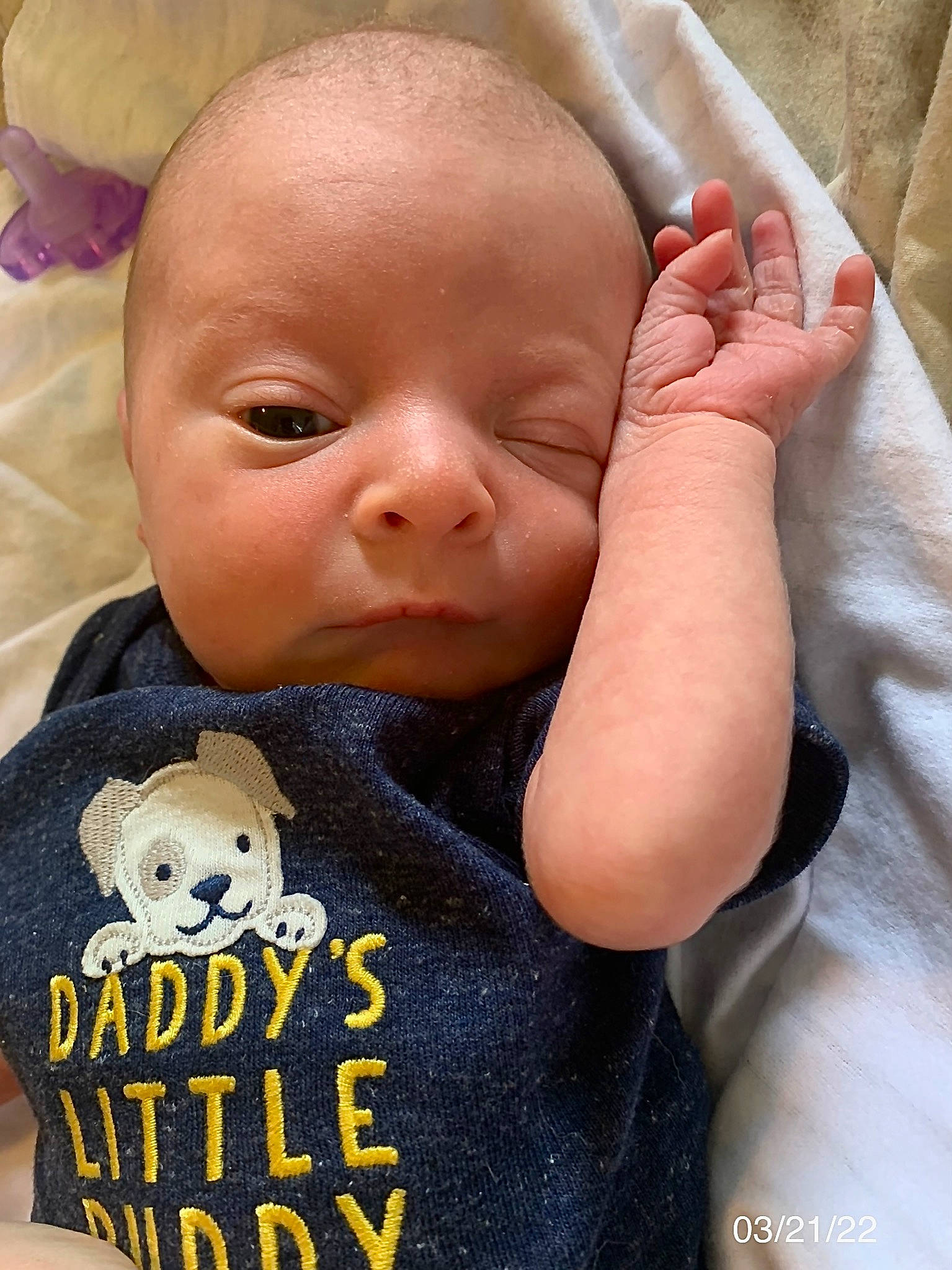 Zayne is registered to the contest to win money with this photo: baby, baby_sleeping, baby_toddler_clothing, cheek, chin, comfort, eye, face, finger, gesture, happy, head, lip, mammal, mouth, neck, nose, person, skin, sleeve