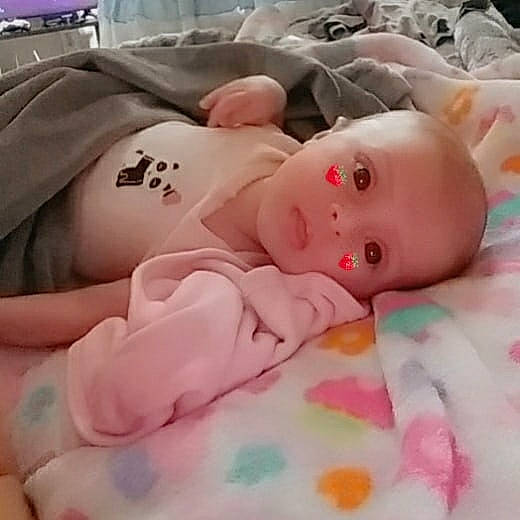 Aubrie is registered to the contest to win money with this photo: baby, baby_products, beauty, bedtime, birth, cheek, child, hand, mouth, person, pink, product, skin, toddler