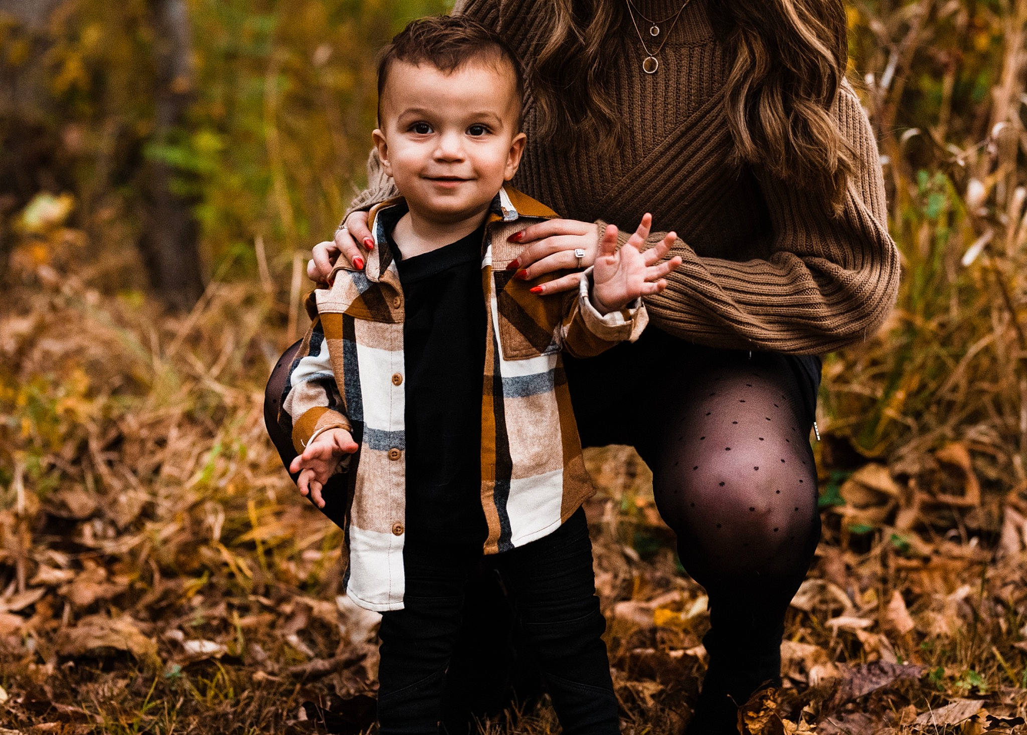 Izaiah joined the competition — help win amazing prizes! autumn, child, flash_photography, forest, fun, fur, gesture, grass, happy, joy, people_in_nature, person, plant, portrait_photography, sitting, smile, soil, suit, t_shirt, toddler