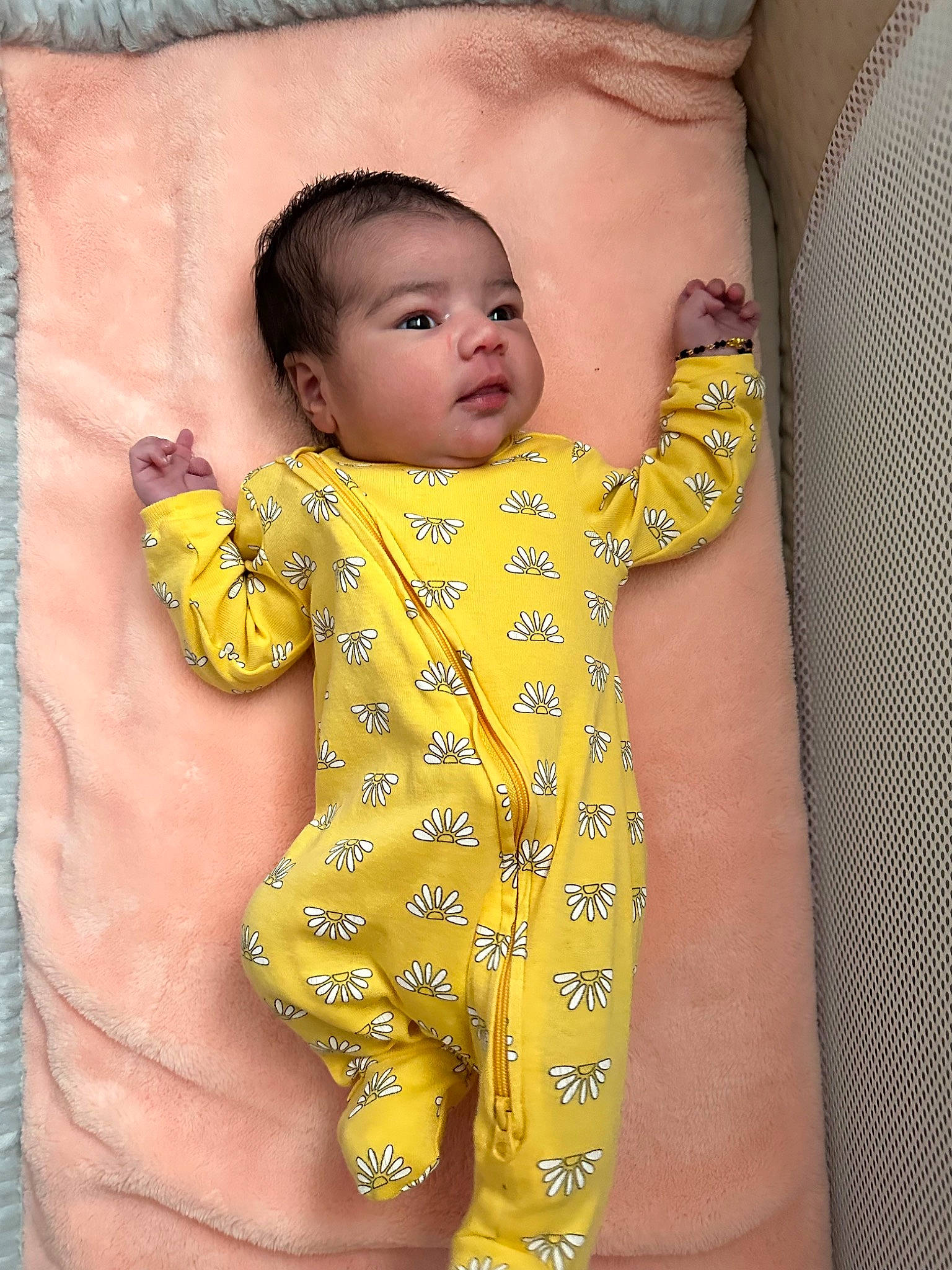 Madelyn joined the competition — help win amazing prizes! arm, baby, baby_toddler_clothing, cheek, chest, child, face, finger, gesture, hand, happy, head, human_body, nose, person, skin, sleeve, stomach, thumb, toddler