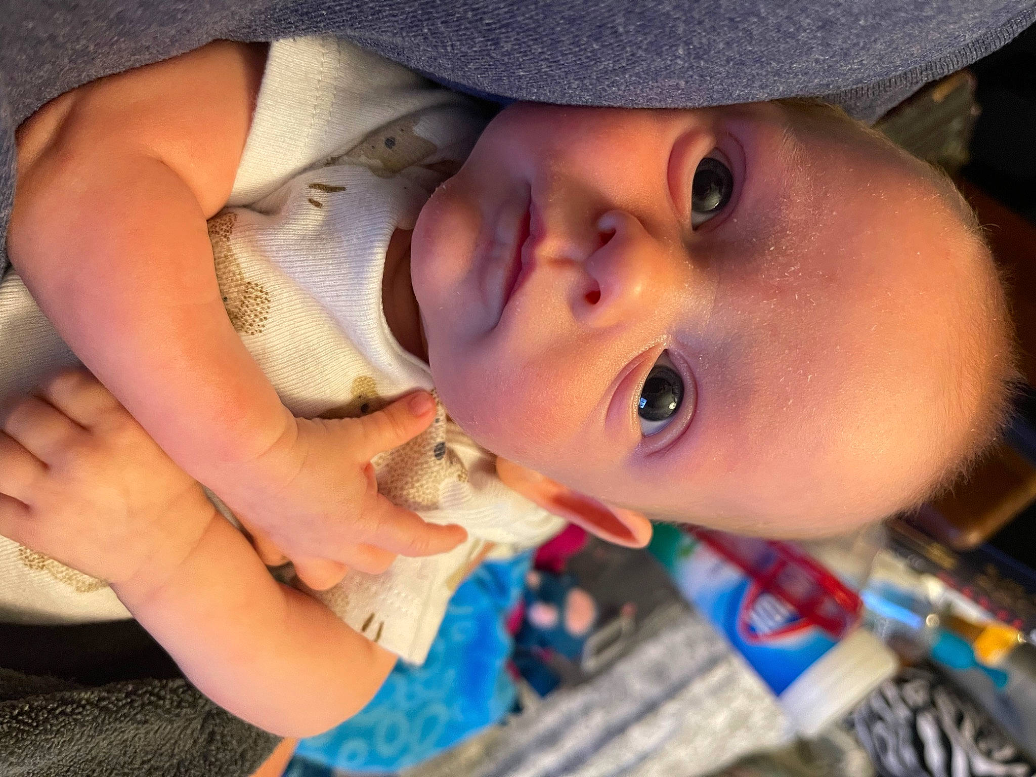 Kody joined the competition — help win amazing prizes! baby, blue, cheek, eye, eyebrow, eyelash, fedora, happy, hat, head, headgear, iris, lip, mouth, nose, organ, person, skin, smile, sun_hat