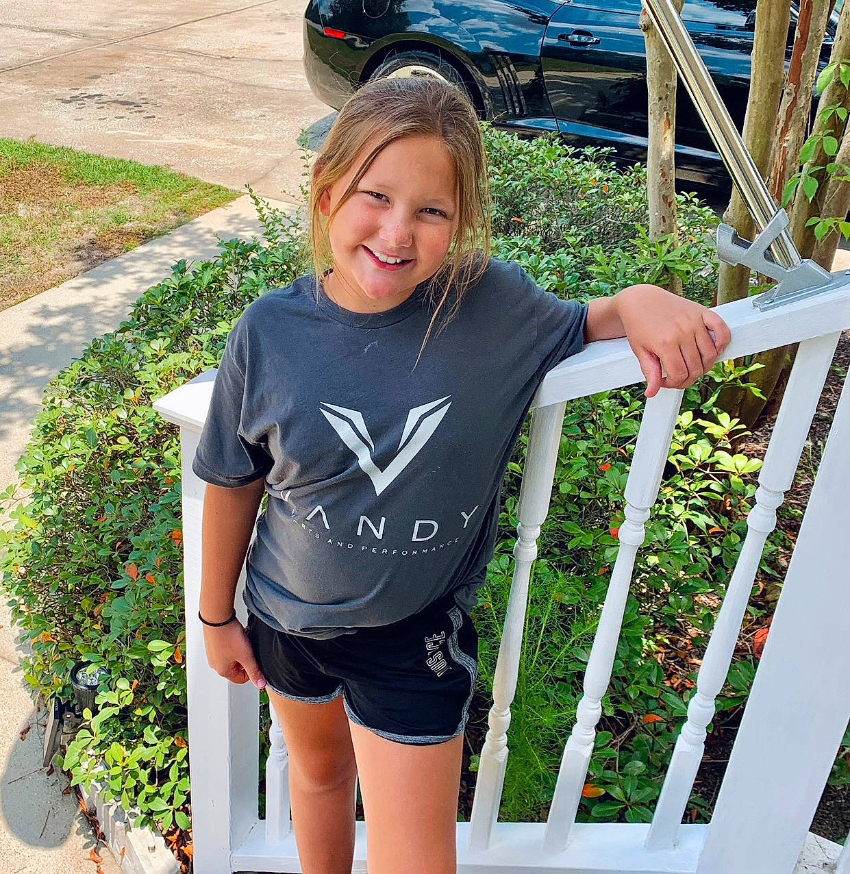 Jaidyn joined the competition — help win amazing prizes! automotive_tire, blue, cool, elbow, electric_blue, grass, happy, human_leg, joy, knee, person, plant, recreation, sleeve, smile, sportswear, street_fashion, t_shirt, thigh, trunk