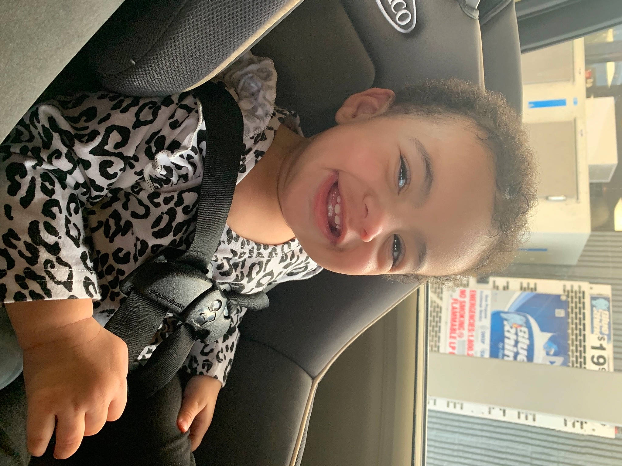 Gionna joined the competition — help win amazing prizes! automotive_design, black_hair, child, eyelash, eyewear, fashion_accessory, flash_photography, fun, happy, human_leg, jewellery, joy, luxury_vehicle, machine, pattern, person, room, sitting, skin, smile