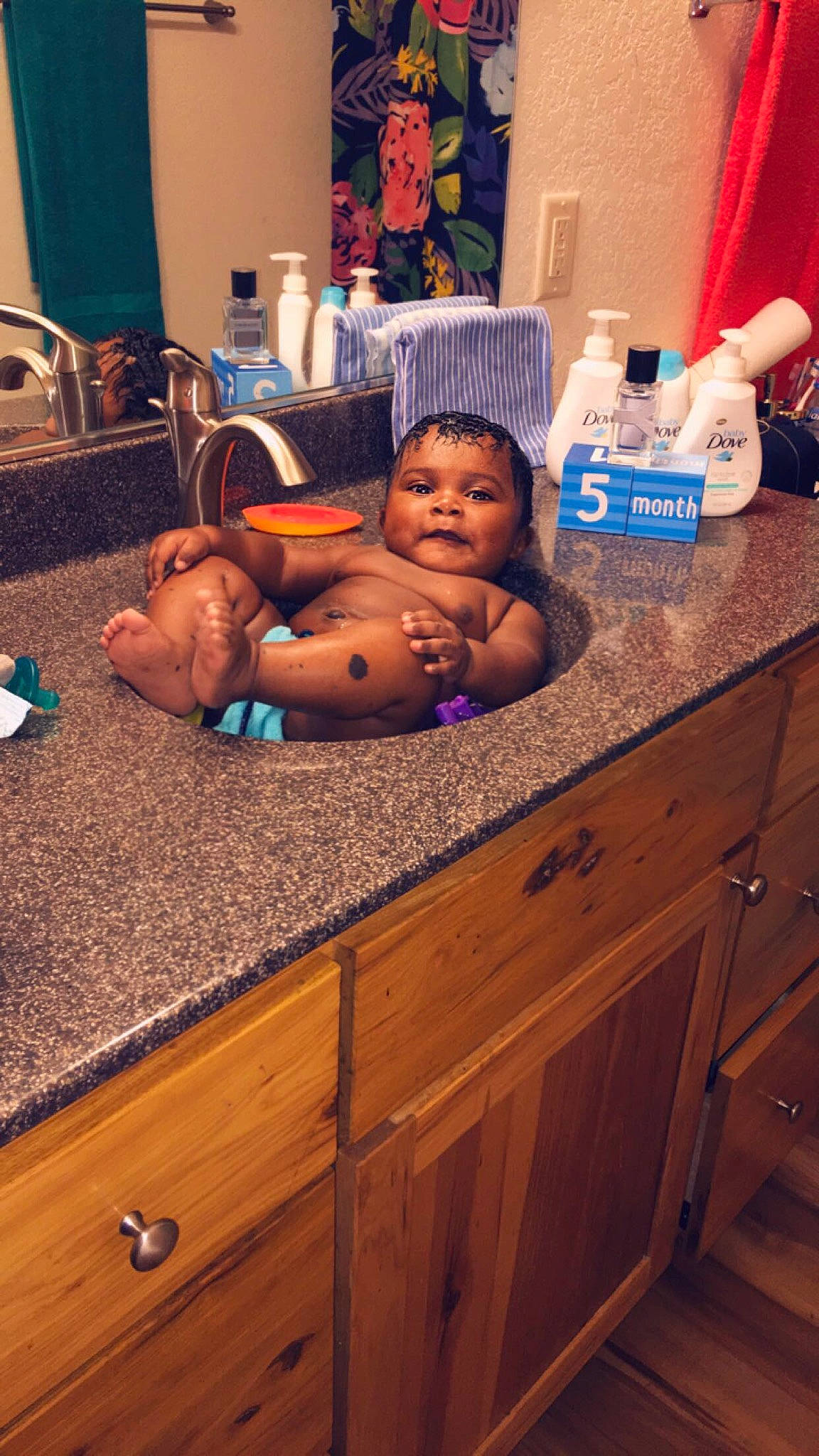 Jakai joined the competition — help win amazing prizes! baby, bathing, child, furniture, person, room, toddler