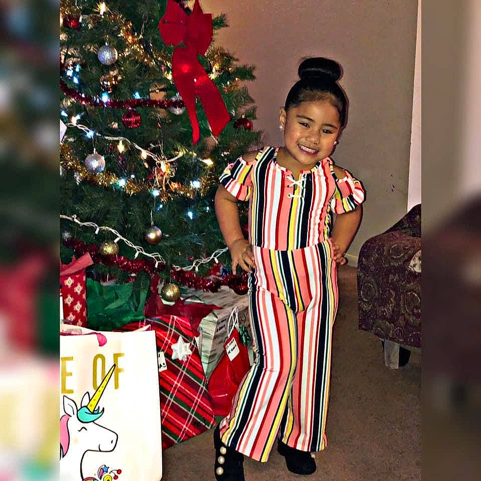 Athalia joined the competition — help win amazing prizes! child, child_model, christmas, christmas_decoration, christmas_eve, christmas_tree, costume, dress, event, formal_wear, holiday, joy, person, tradition, tree