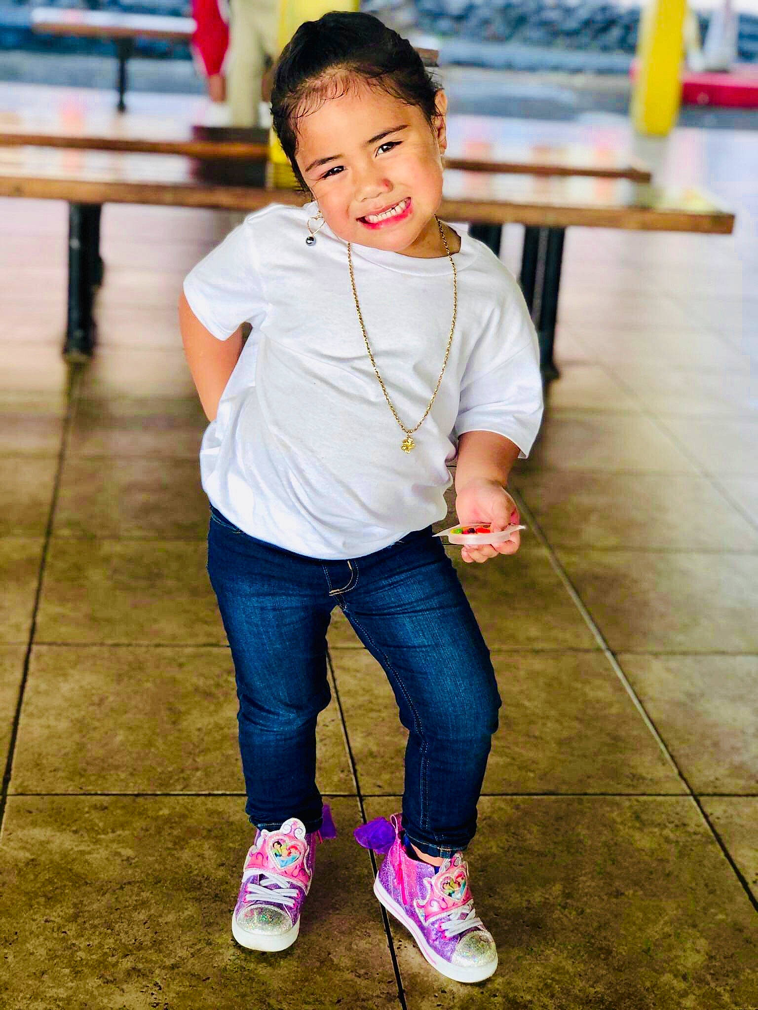 Athalia joined the competition — help win amazing prizes! child, child_model, footwear, fun, happy, jeans, joy, leisure, person, photography, pink, play, shoe, skin, smile, snapshot, standing, style, t_shirt, toddler