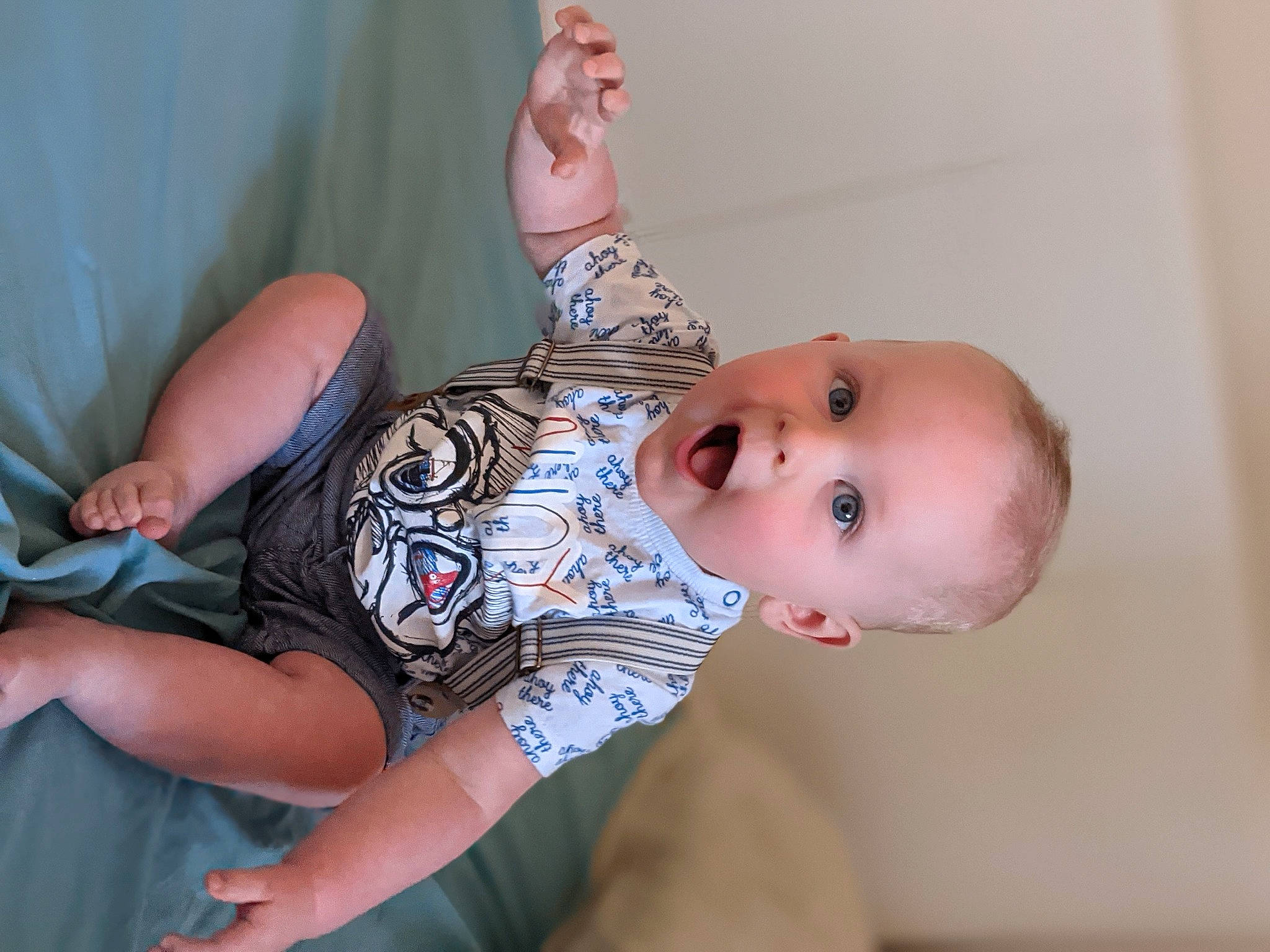Andy joined the competition — help win amazing prizes! baby, baby_toddler_clothing, cheek, chest, elbow, finger, gesture, human_body, iris, joint, leg, mouth, neck, nose, person, pink, shoulder, skin, sleeve, stomach