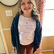 Layna joined the competition — help win amazing prizes! accessories, blouse, child, clothing, coat, face, female, girl, happy, head, jacket, jewelry, longsleeve, necklace, pants, person, photography, portrait, sleeve, smile