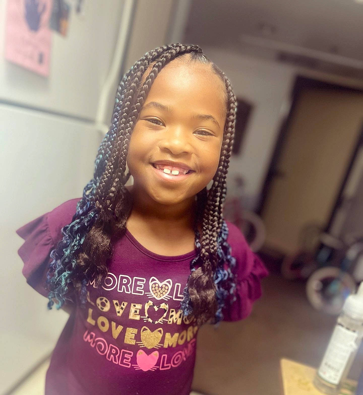 Avah Sweatt joined the competition — help win amazing prizes! black_hair, blond, braid, eyebrow, eyelash, fashion_design, forehead, fun, happy, head, jewellery, joy, lace_wig, lip, long_hair, neck, person, selfie, skin, sleeve