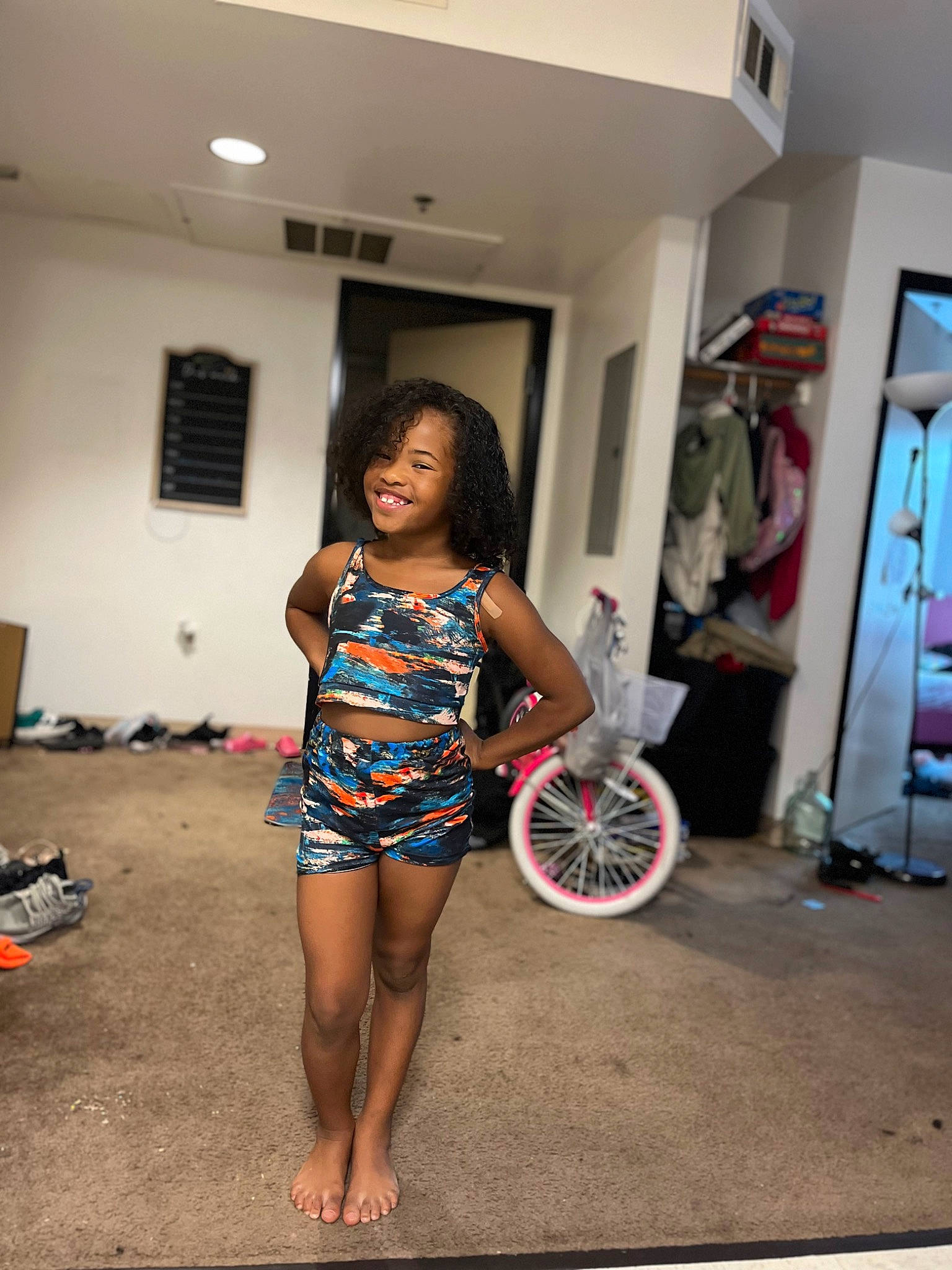 Avah Sweatt is registered to the contest to win money with this photo: automotive_tire, barefoot, bicycle_tire, bicycle_wheel, dress, electric_blue, fashion_accessory, fashion_design, flooring, fun, happy, human_leg, joy, leisure, person, rim, sandal, smile, thigh, tire