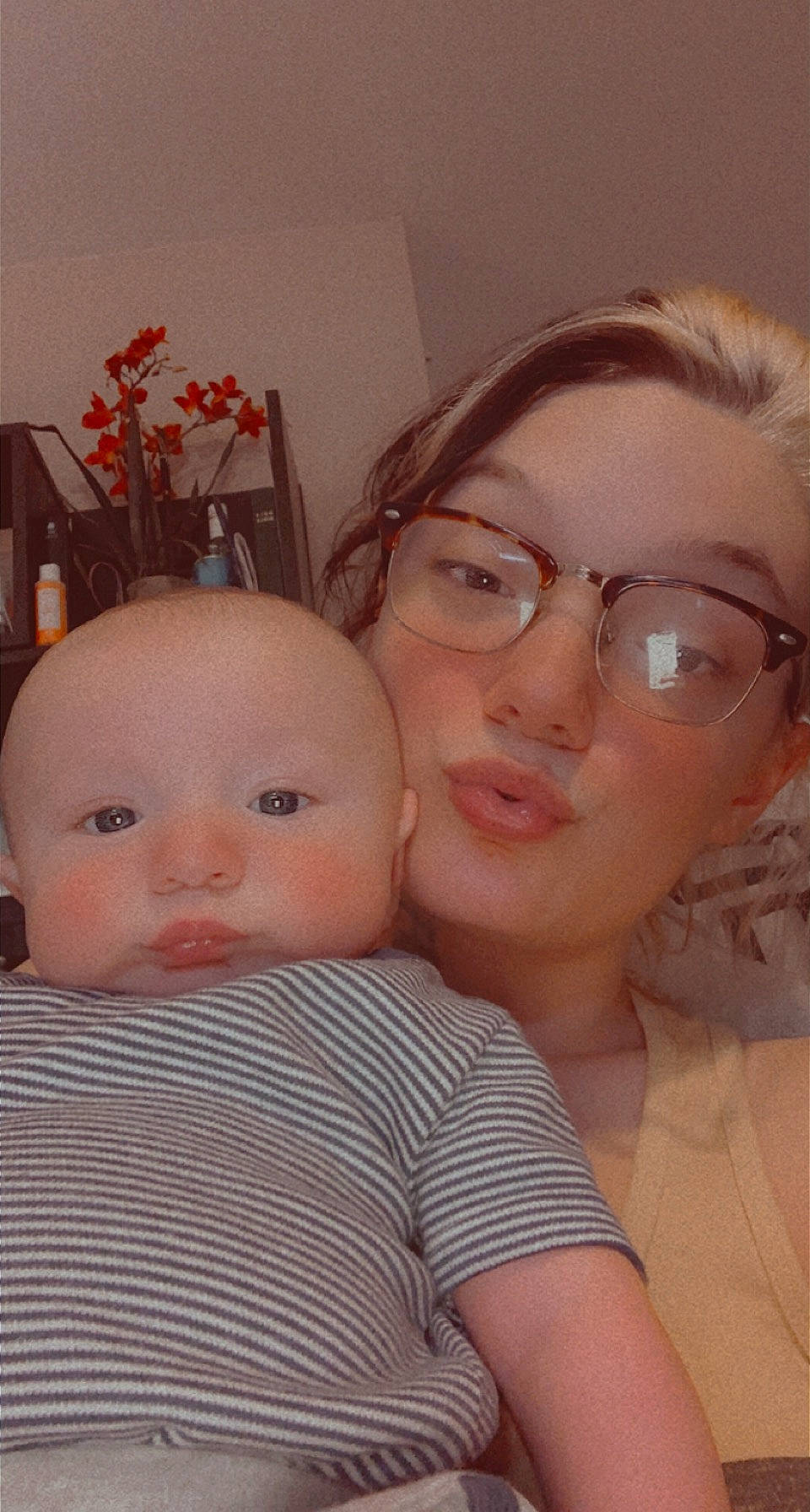 Greysen joined the competition — help win amazing prizes! baby, cheek, doll, ear, eye, eyebrow, eyelash, eyewear, forehead, fun, glasses, happy, iris, lip, mouth, nose, person, selfie, skin, toy