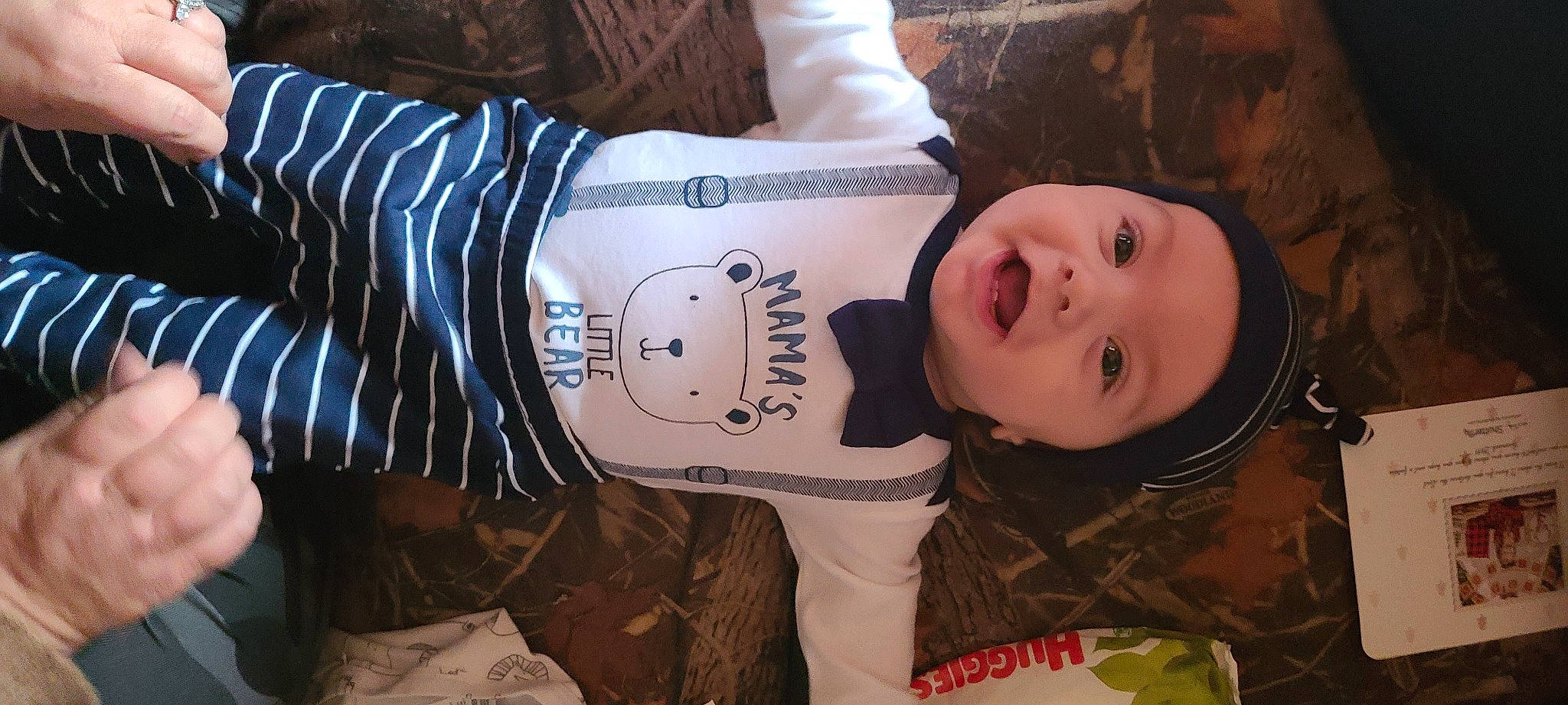 Joseph And Jaxon is registered to the contest to win money with this photo: baby_toddler_clothing, cheek, cool, eye, eyelash, headwear, iris, lip, long_sleeved_t_shirt, mouth, person, pocket, sleeve, space