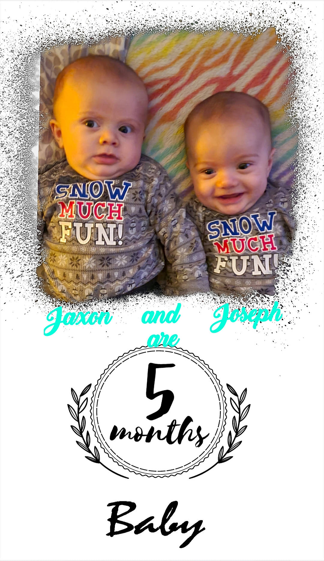 Joseph And Jaxon is registered to the contest to win money with this photo: baby, baby_laughing, baby_toddler_clothing, ball, cheek, child, eye, eyebrow, facial_expression, forehead, happy, iris, joy, lip, mouth, nose, organ, person, photo_caption, photomontage